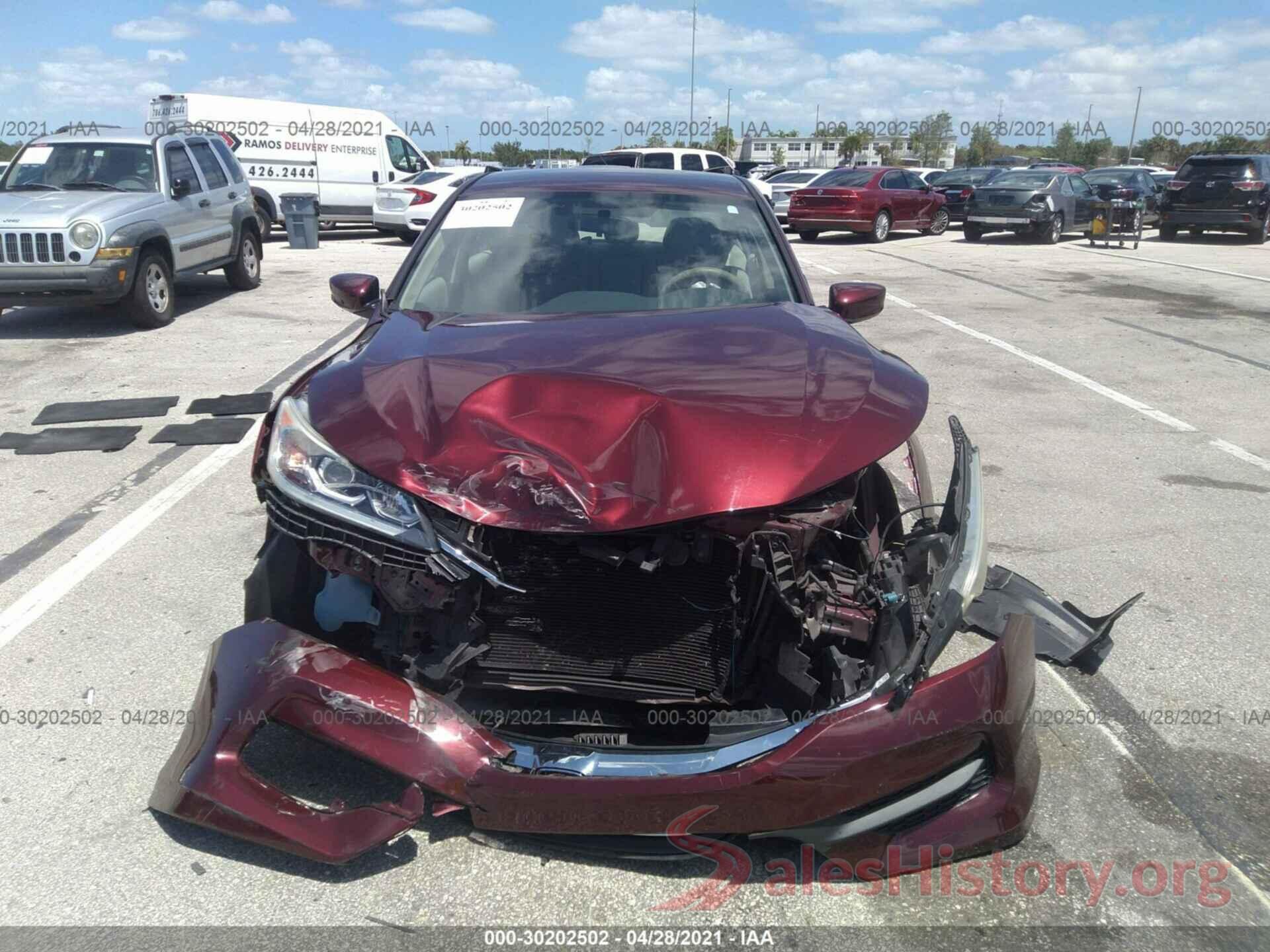 1HGCR2F38HA003476 2017 HONDA ACCORD SEDAN