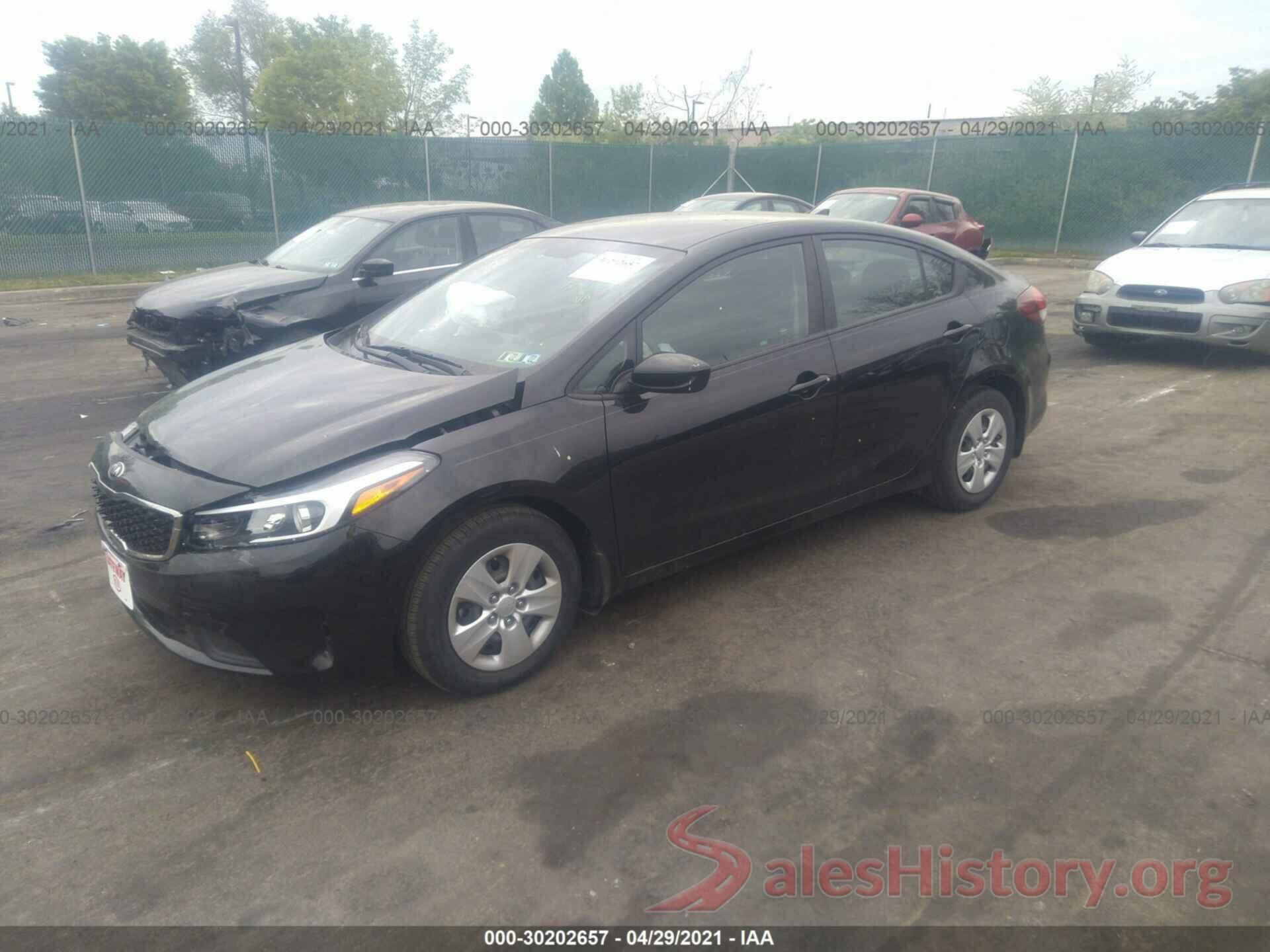 3KPFK4A78JE220406 2018 KIA FORTE