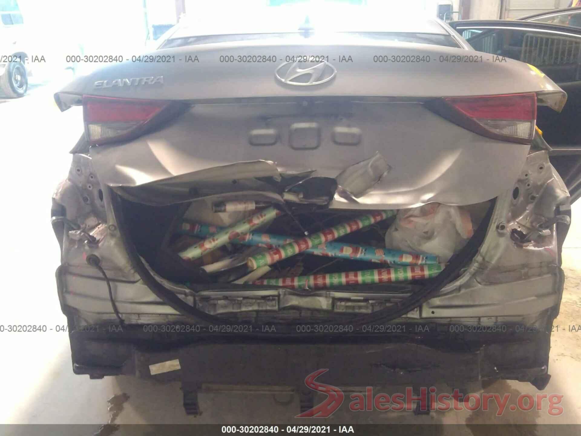 5NPDH4AE6GH761950 2016 HYUNDAI ELANTRA