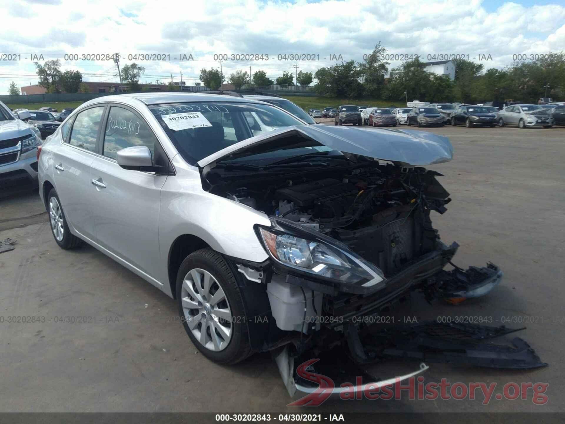 3N1AB7AP6KY264306 2019 NISSAN SENTRA