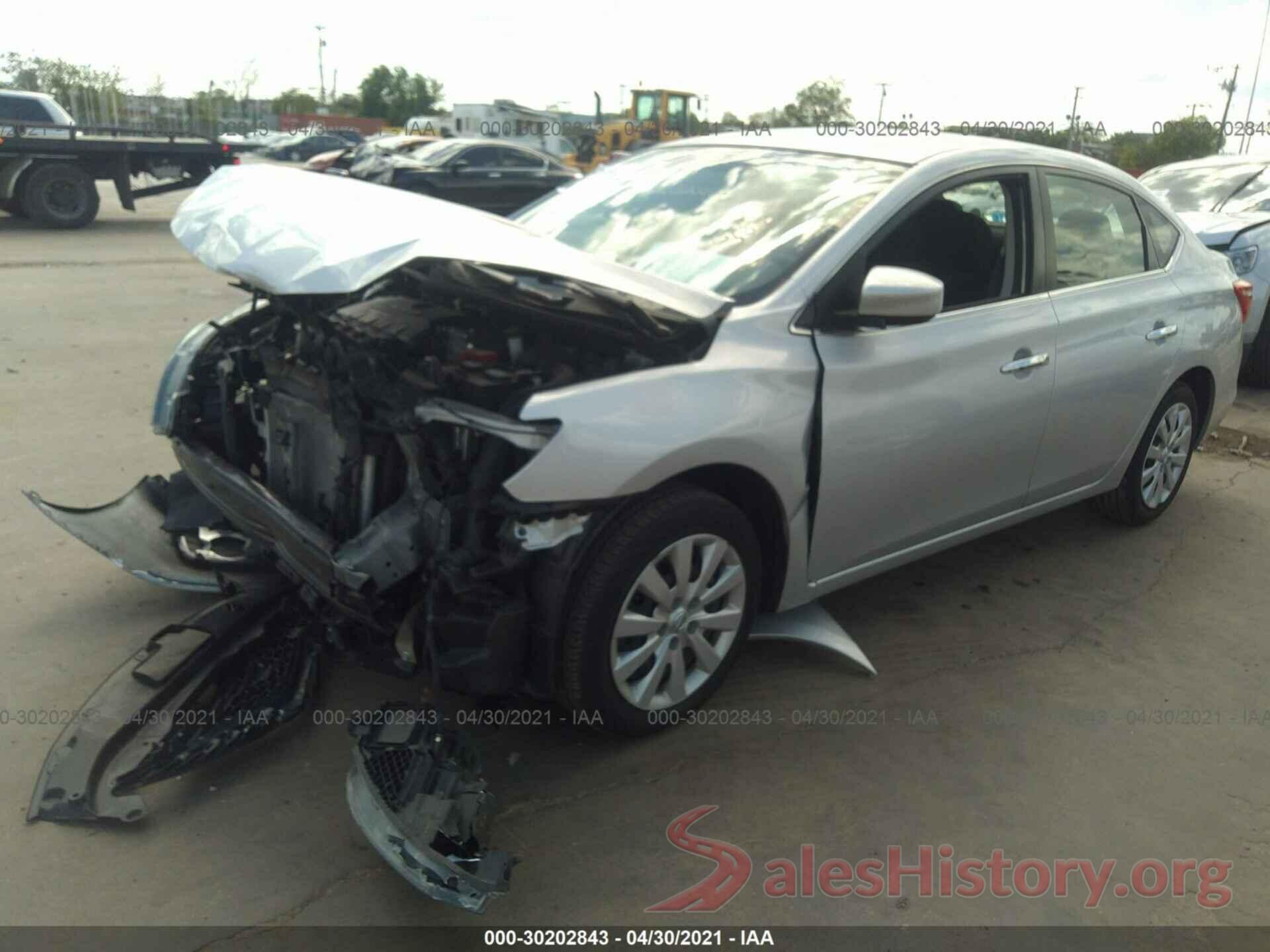 3N1AB7AP6KY264306 2019 NISSAN SENTRA