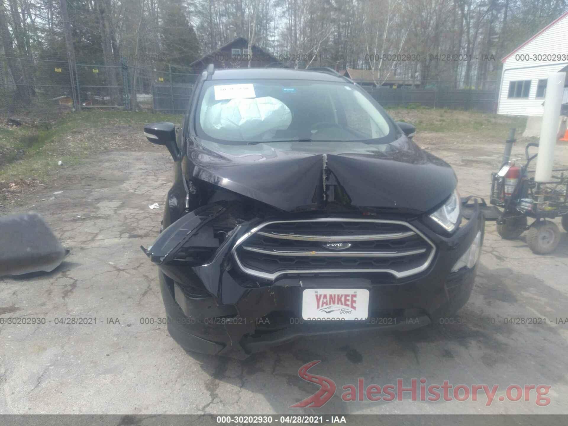 MAJ6S3GL8KC298276 2019 FORD ECOSPORT