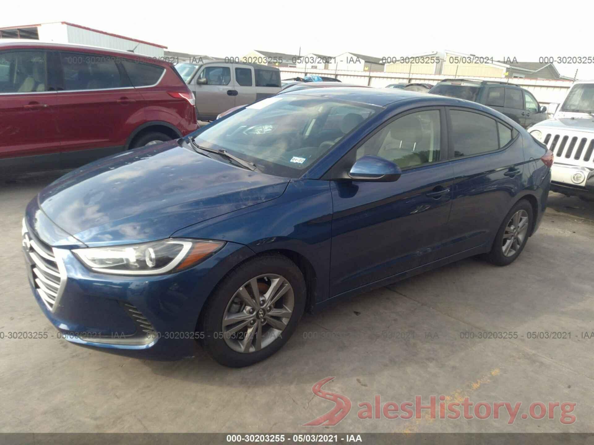 5NPD84LF0HH176403 2017 HYUNDAI ELANTRA