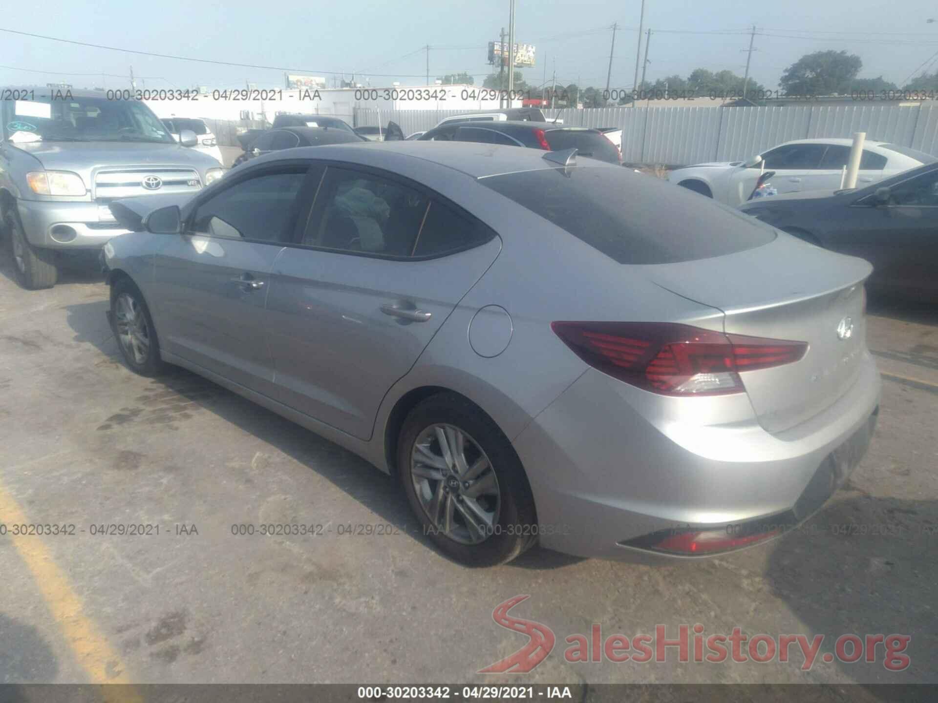 5NPD84LF4LH603834 2020 HYUNDAI ELANTRA