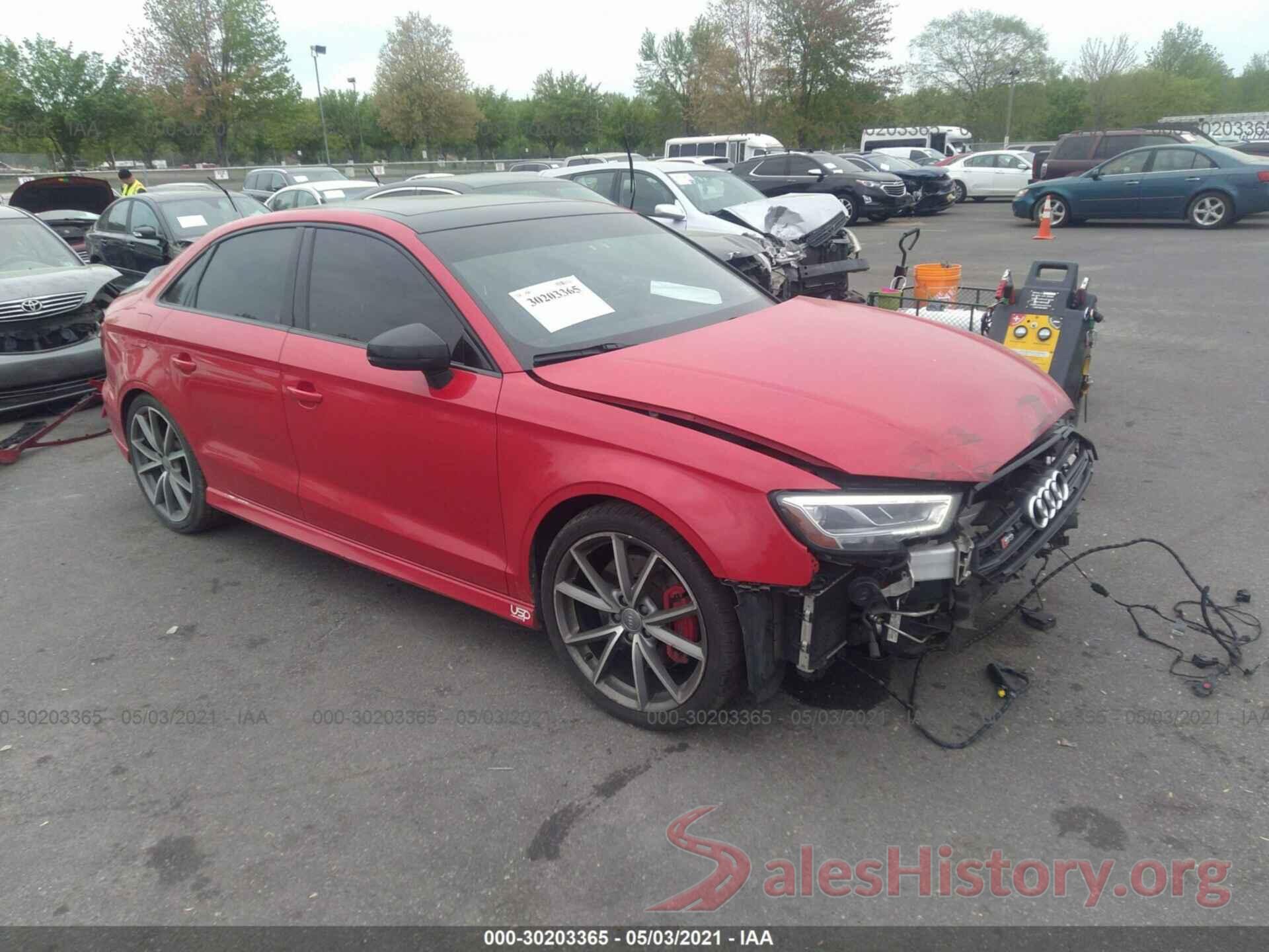 WAUB1GFF3J1018608 2018 AUDI S3