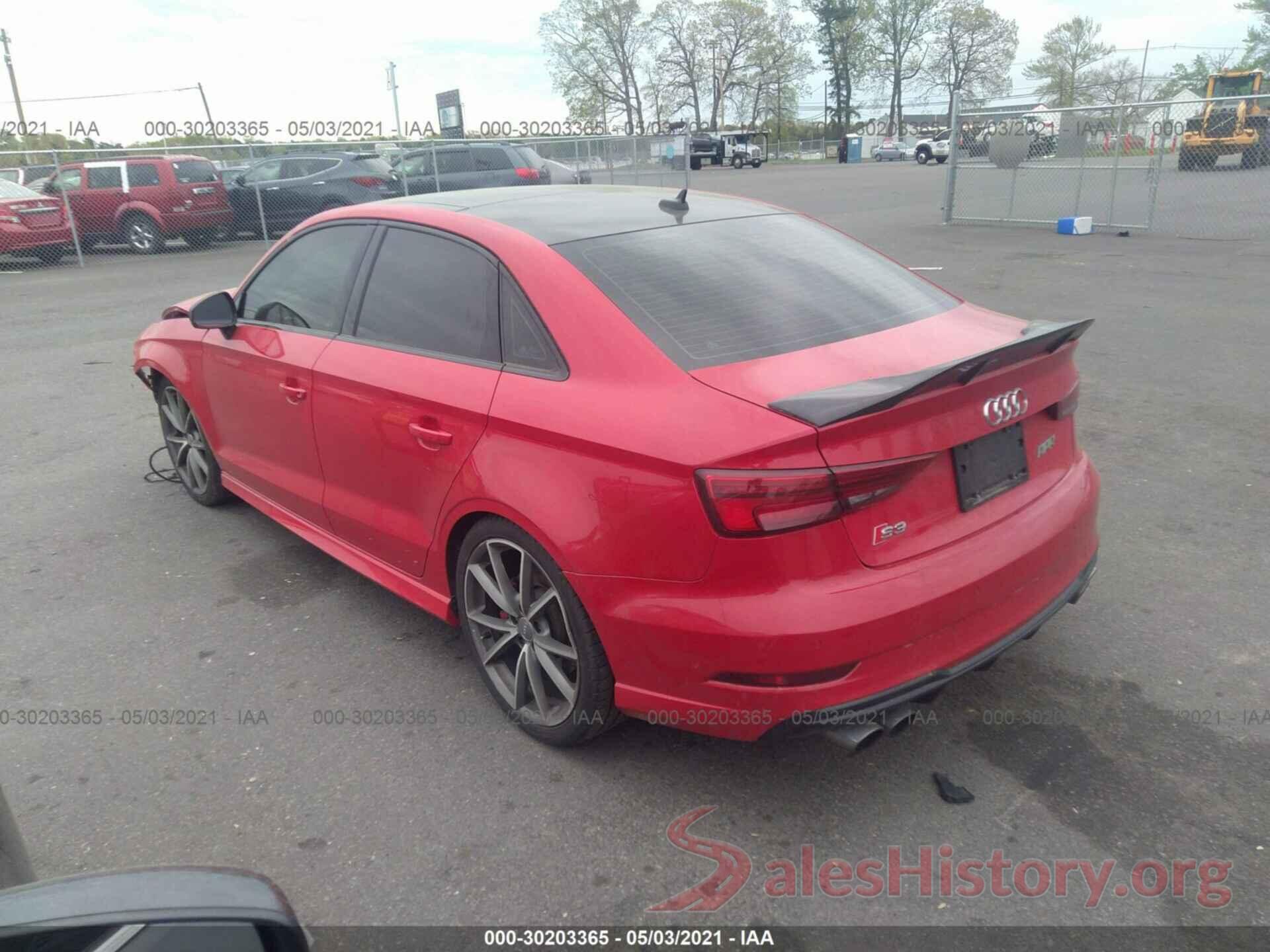 WAUB1GFF3J1018608 2018 AUDI S3