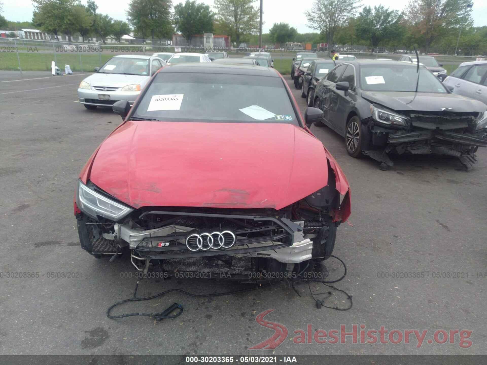 WAUB1GFF3J1018608 2018 AUDI S3