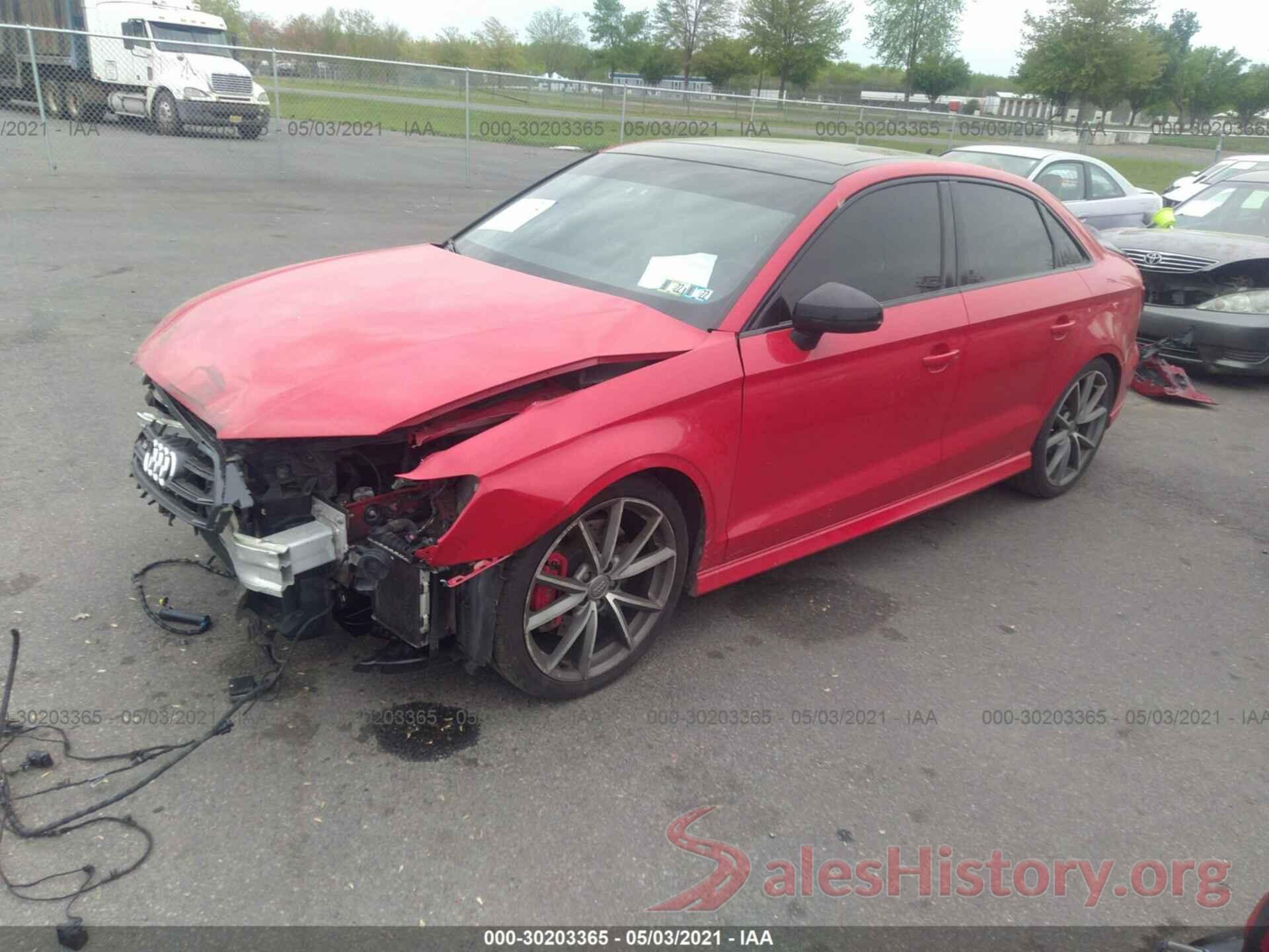 WAUB1GFF3J1018608 2018 AUDI S3