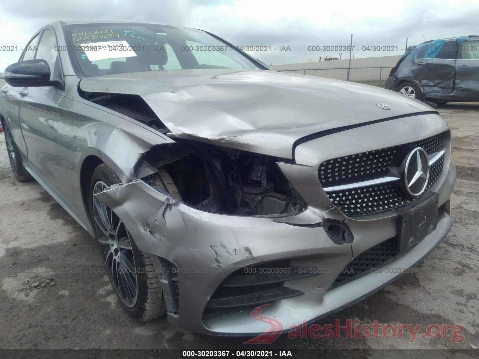 55SWF8DB9KU294780 2019 MERCEDES-BENZ C-CLASS