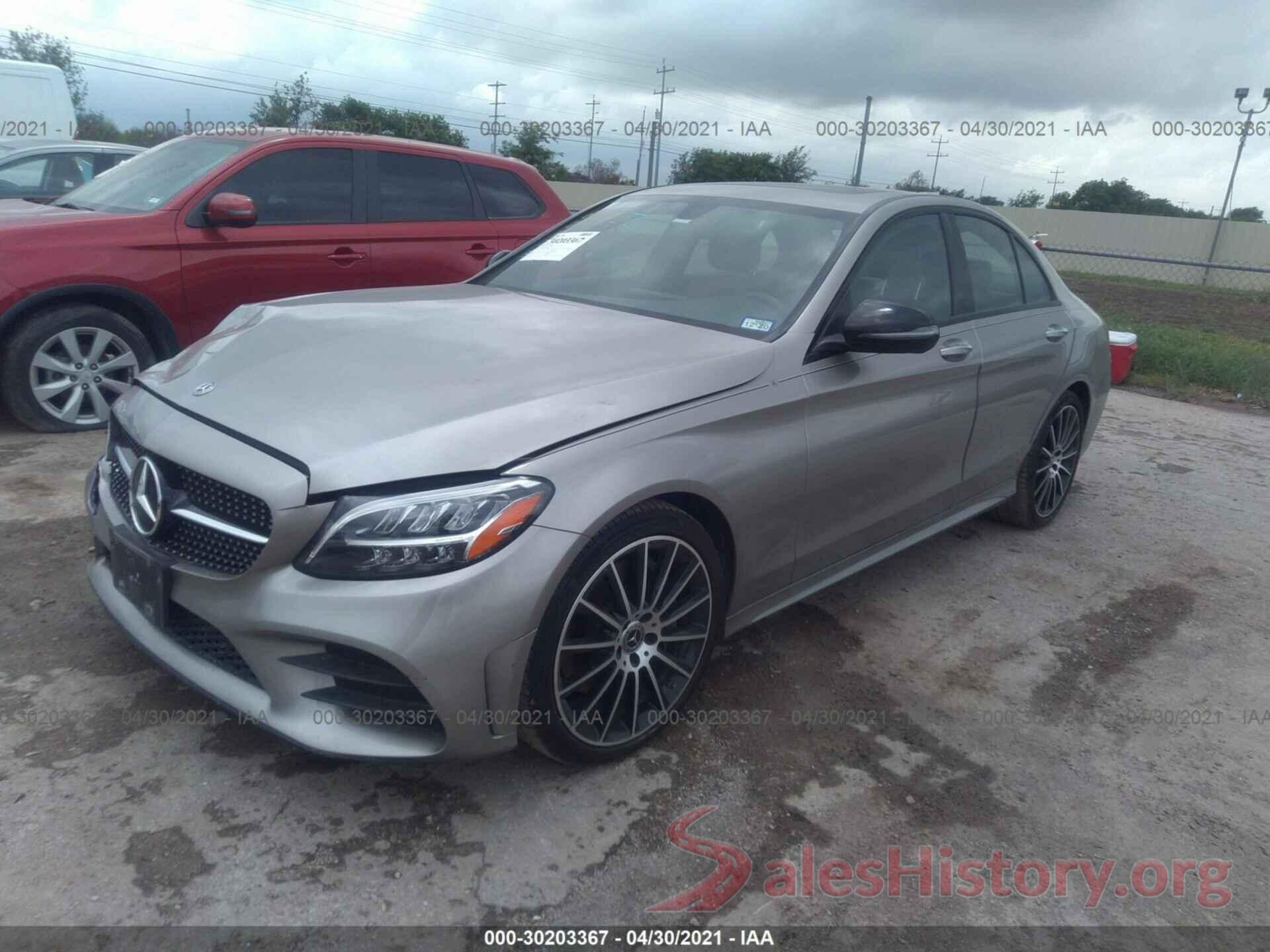 55SWF8DB9KU294780 2019 MERCEDES-BENZ C-CLASS