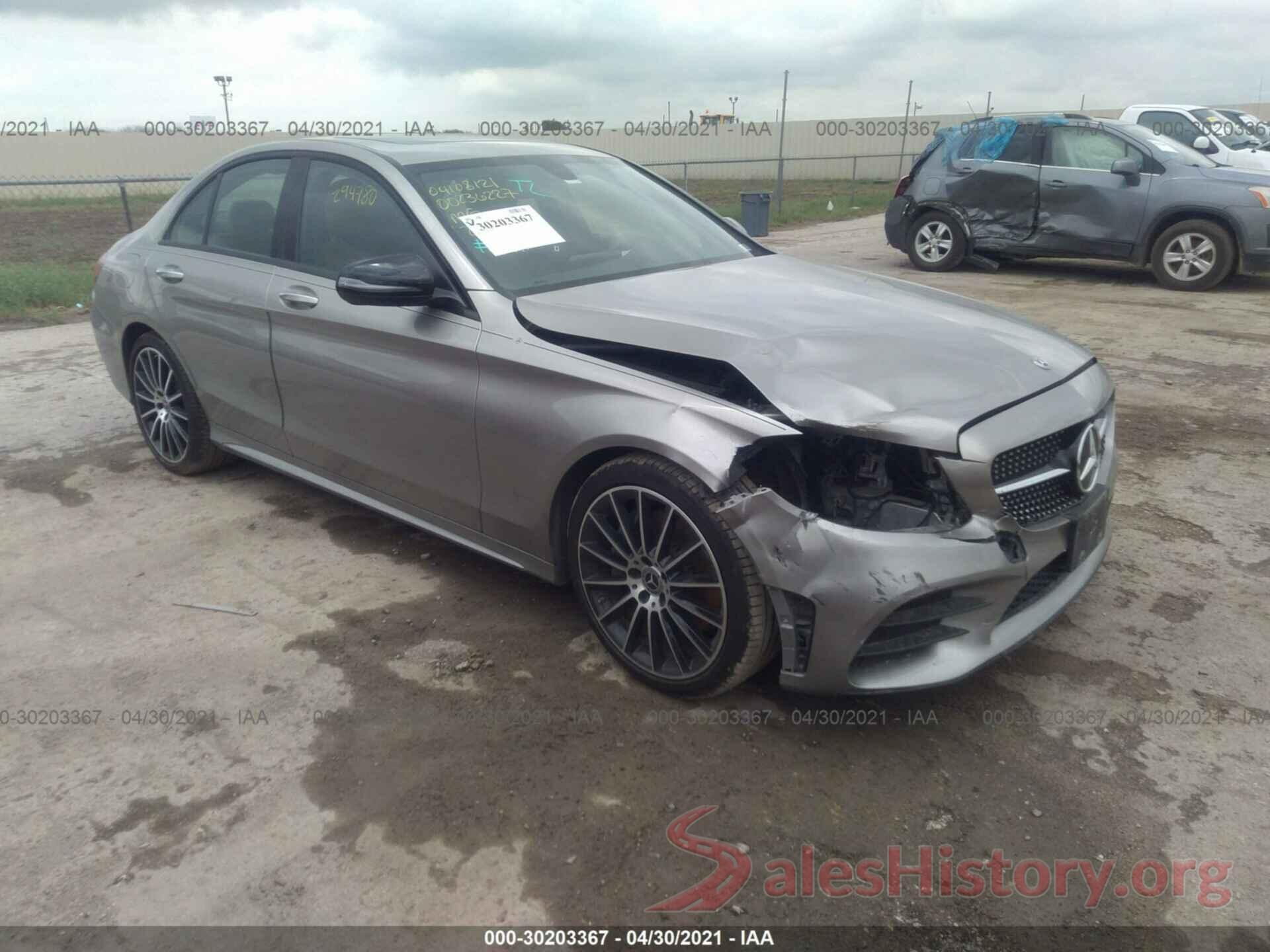 55SWF8DB9KU294780 2019 MERCEDES-BENZ C-CLASS