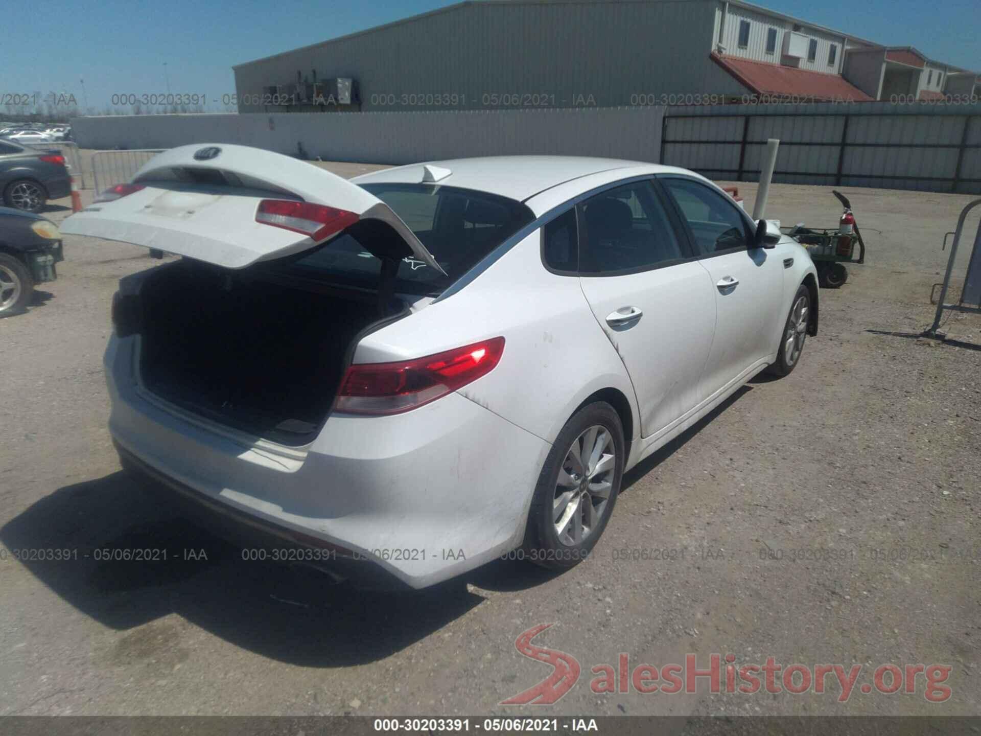 5XXGT4L37GG072695 2016 KIA OPTIMA