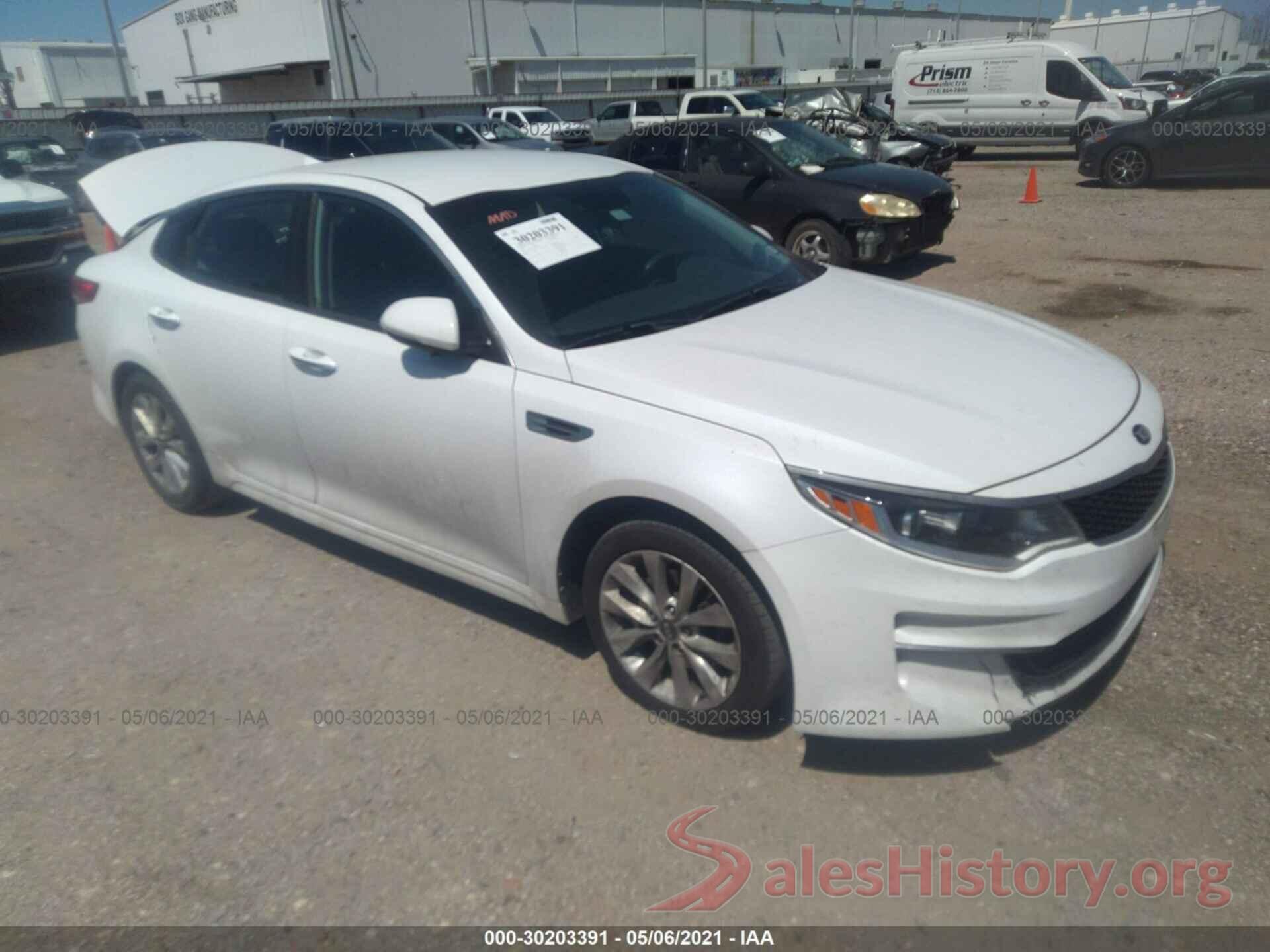 5XXGT4L37GG072695 2016 KIA OPTIMA