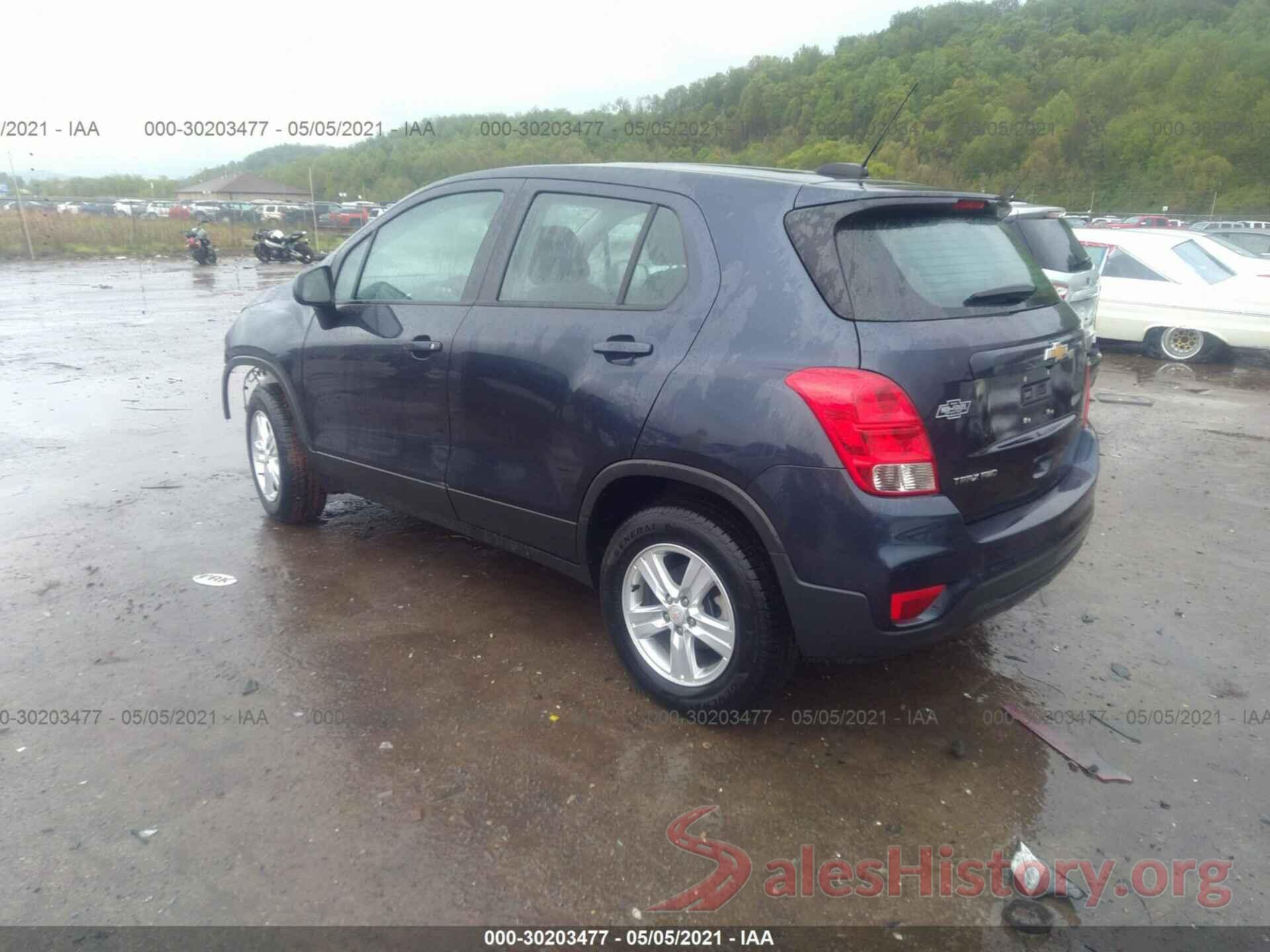 3GNCJNSB8KL153020 2019 CHEVROLET TRAX