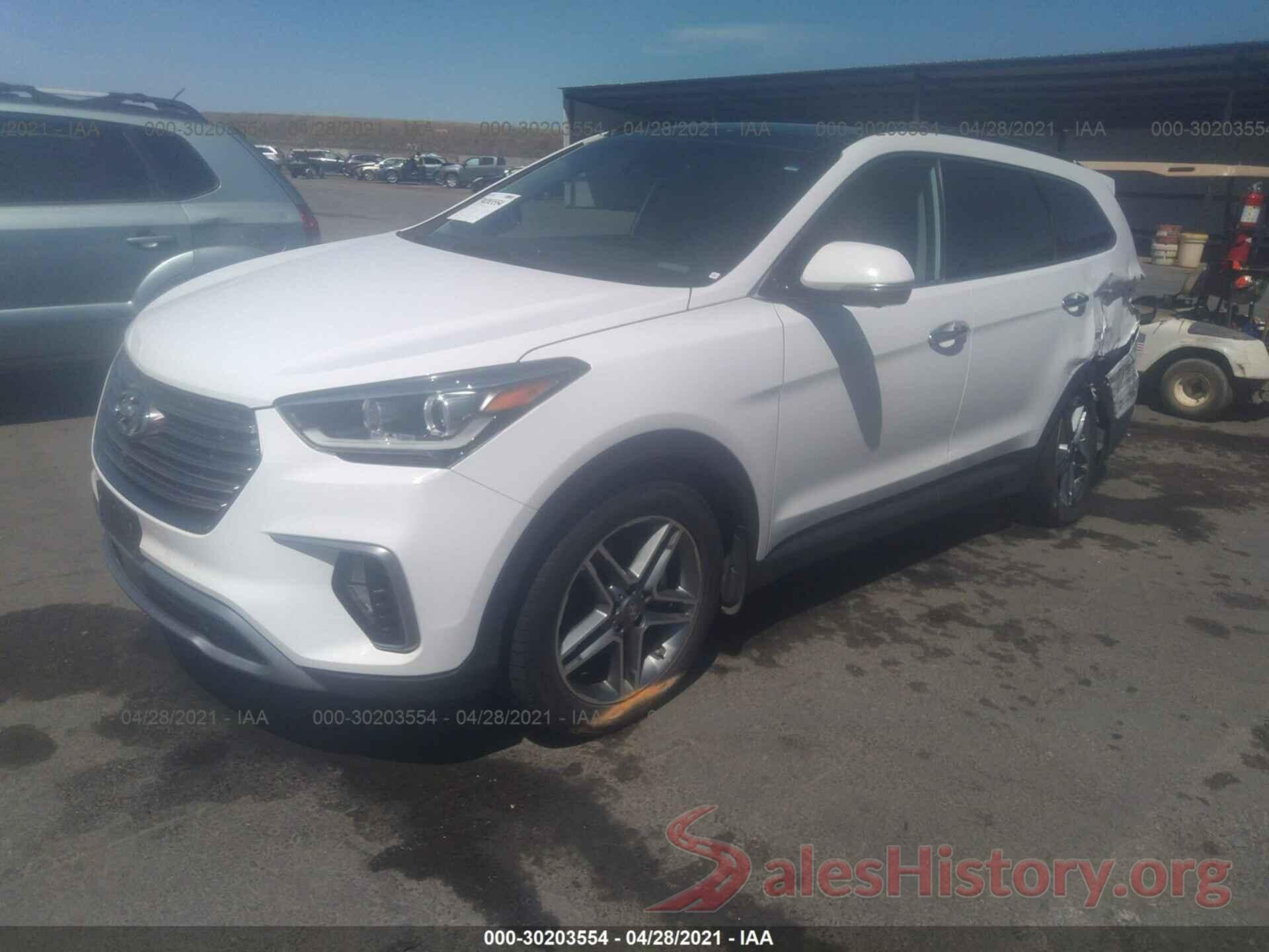 KM8SR4HF7HU252102 2017 HYUNDAI SANTA FE