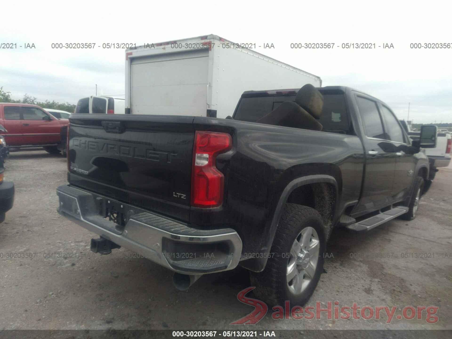 1GC4YPEY0LF139838 2020 CHEVROLET SILVERADO 2500HD