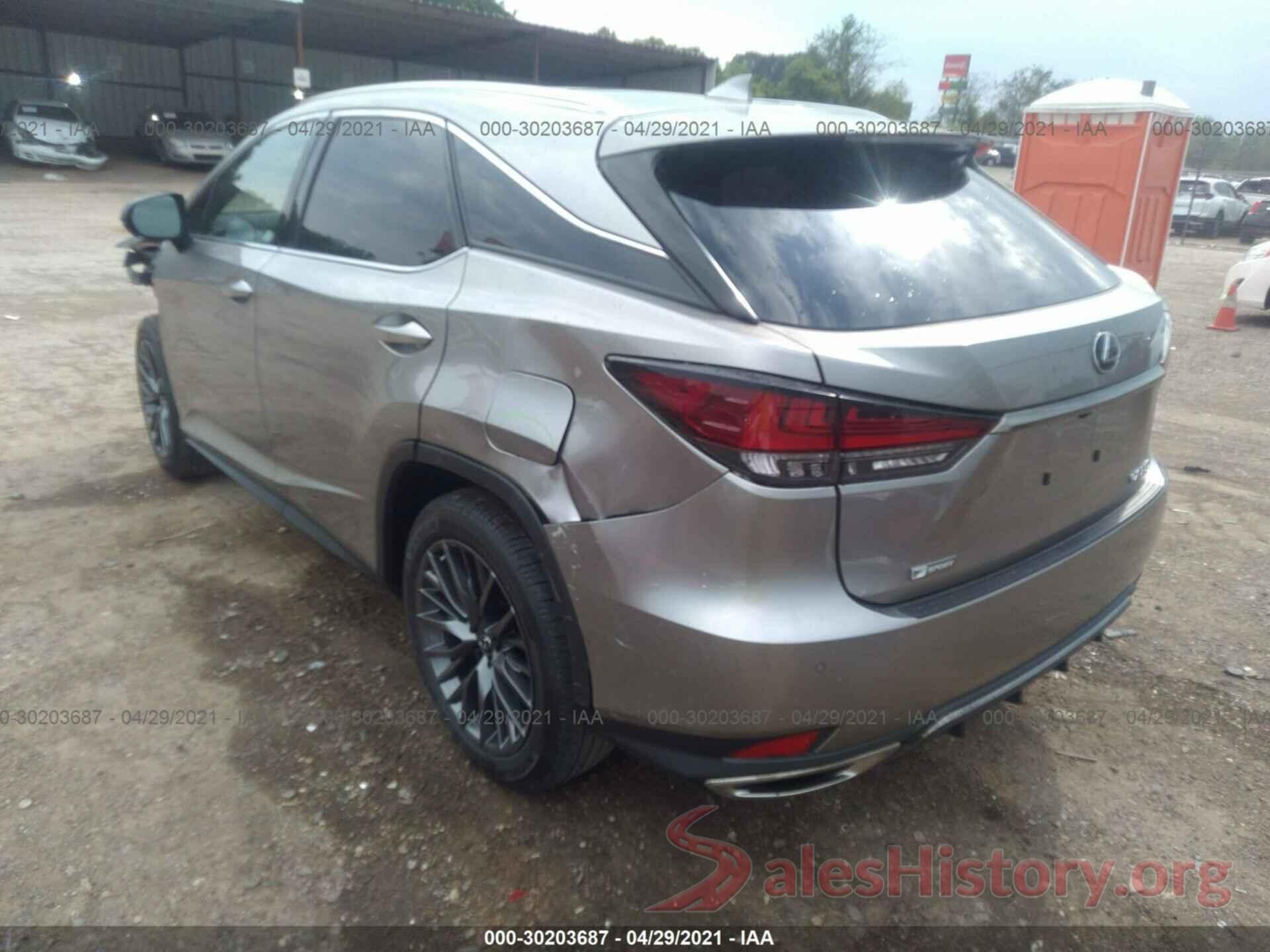 2T2YZMDA5MC287801 2021 LEXUS RX