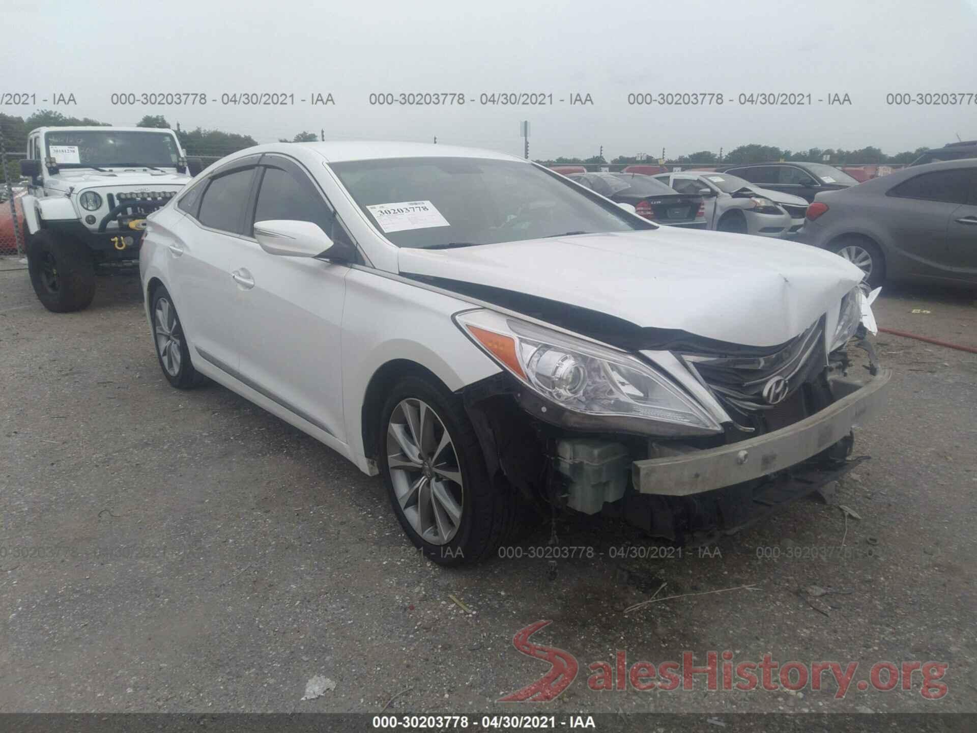 KMHFG4JG8GA500609 2016 HYUNDAI AZERA