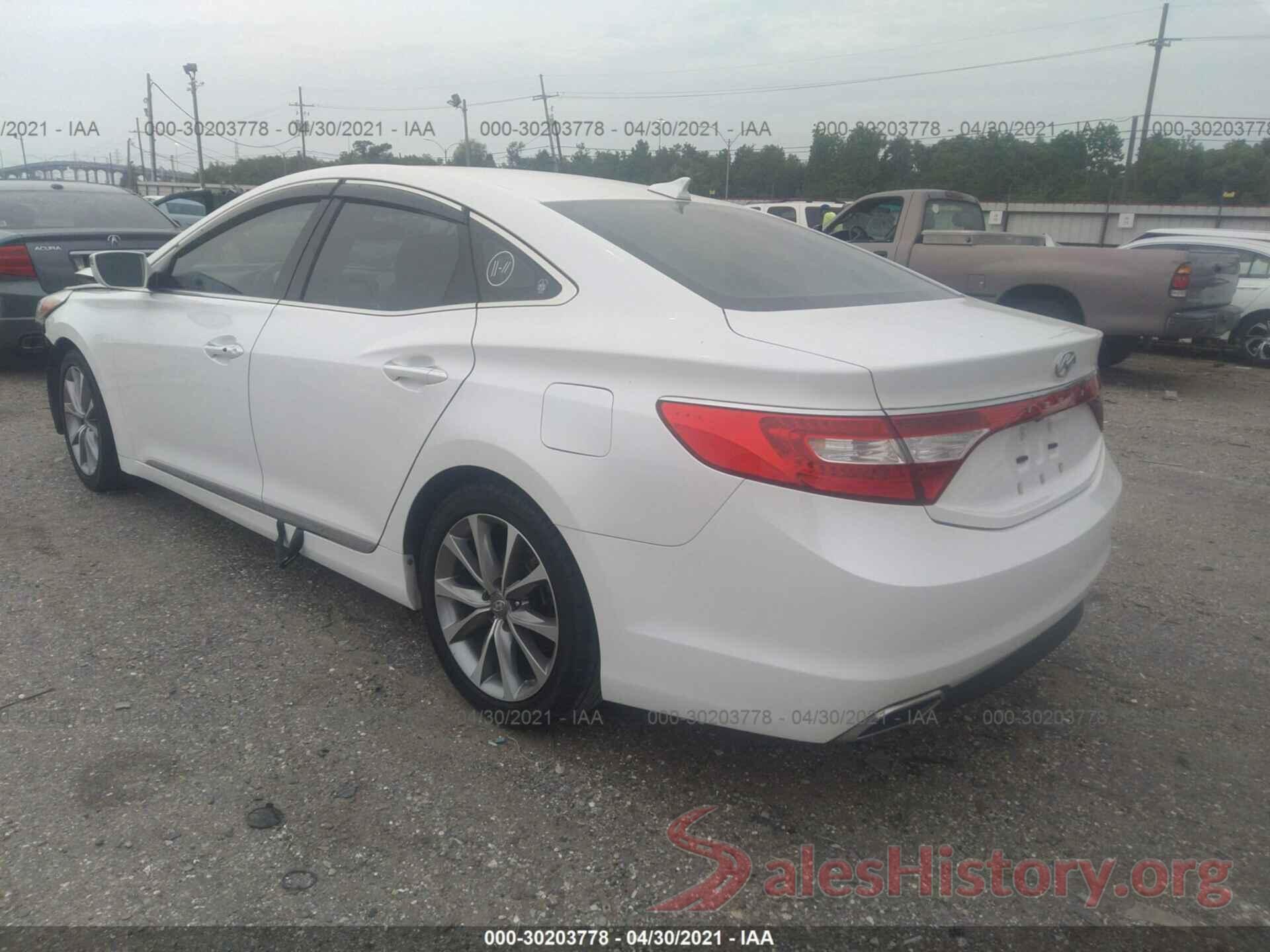 KMHFG4JG8GA500609 2016 HYUNDAI AZERA