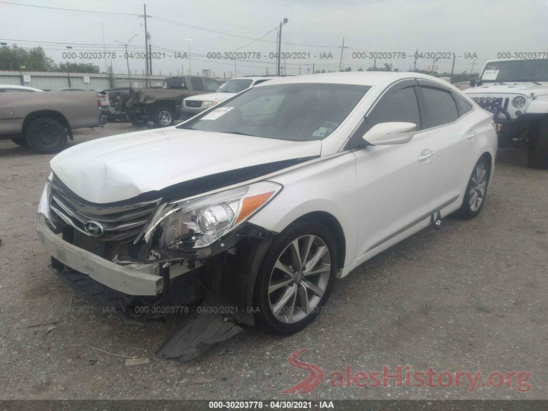 KMHFG4JG8GA500609 2016 HYUNDAI AZERA