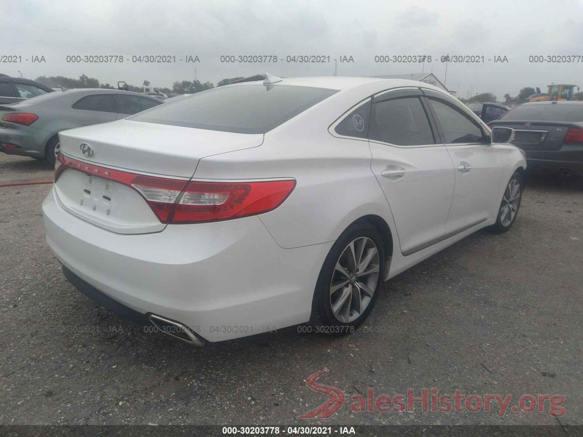 KMHFG4JG8GA500609 2016 HYUNDAI AZERA