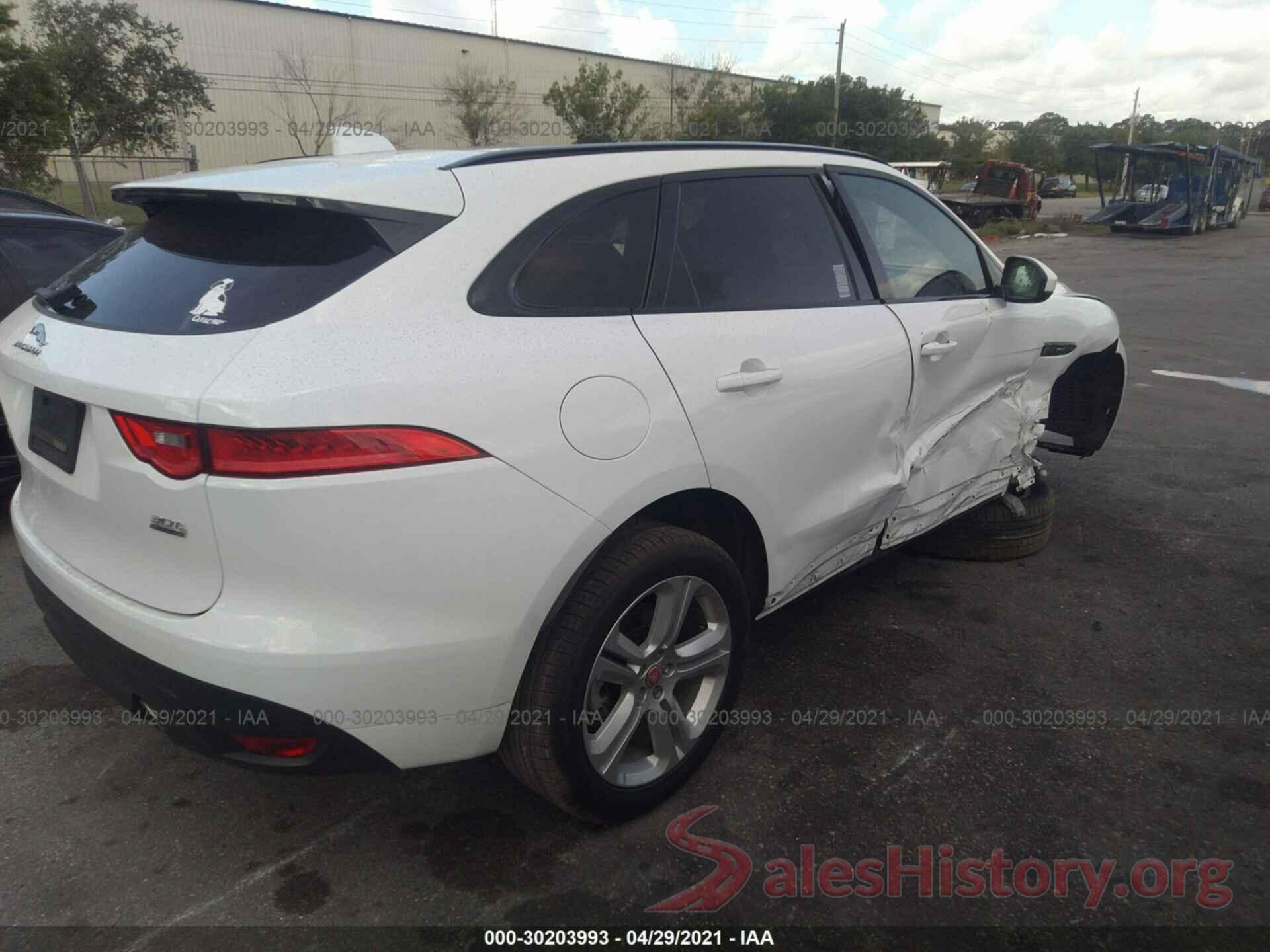 SADCL2GX6KA396245 2019 JAGUAR F-PACE