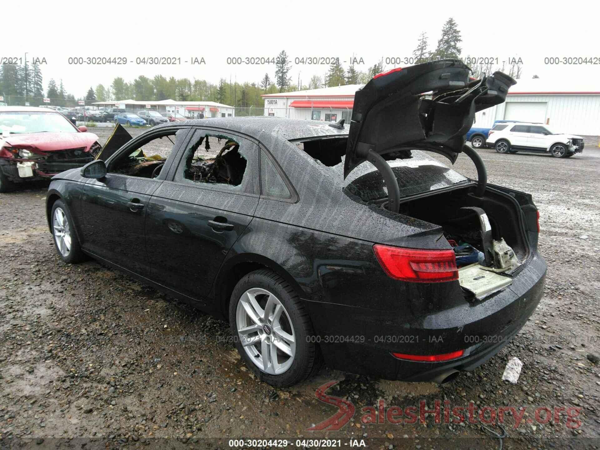 WAUANAF43HN012404 2017 AUDI A4