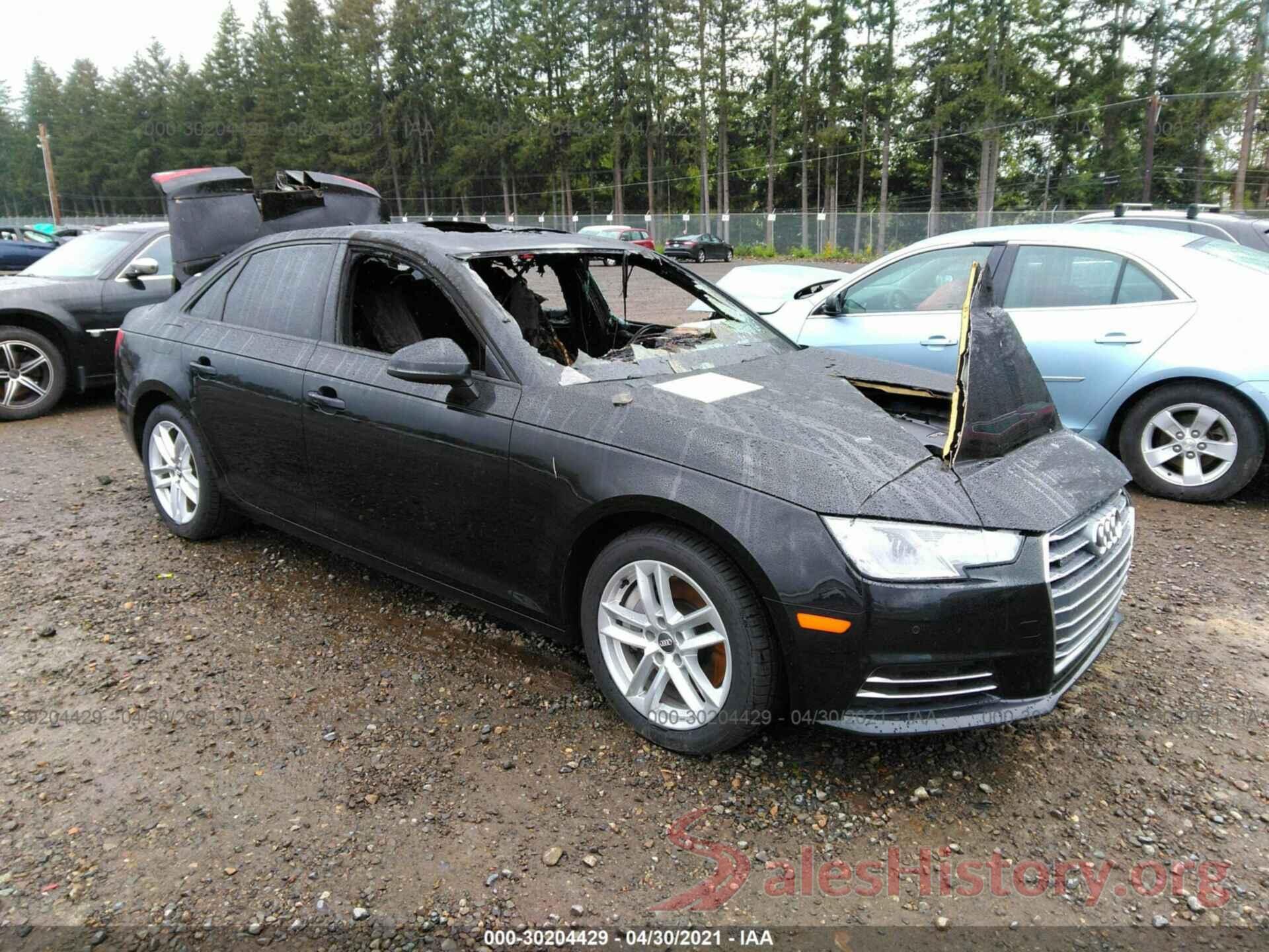 WAUANAF43HN012404 2017 AUDI A4