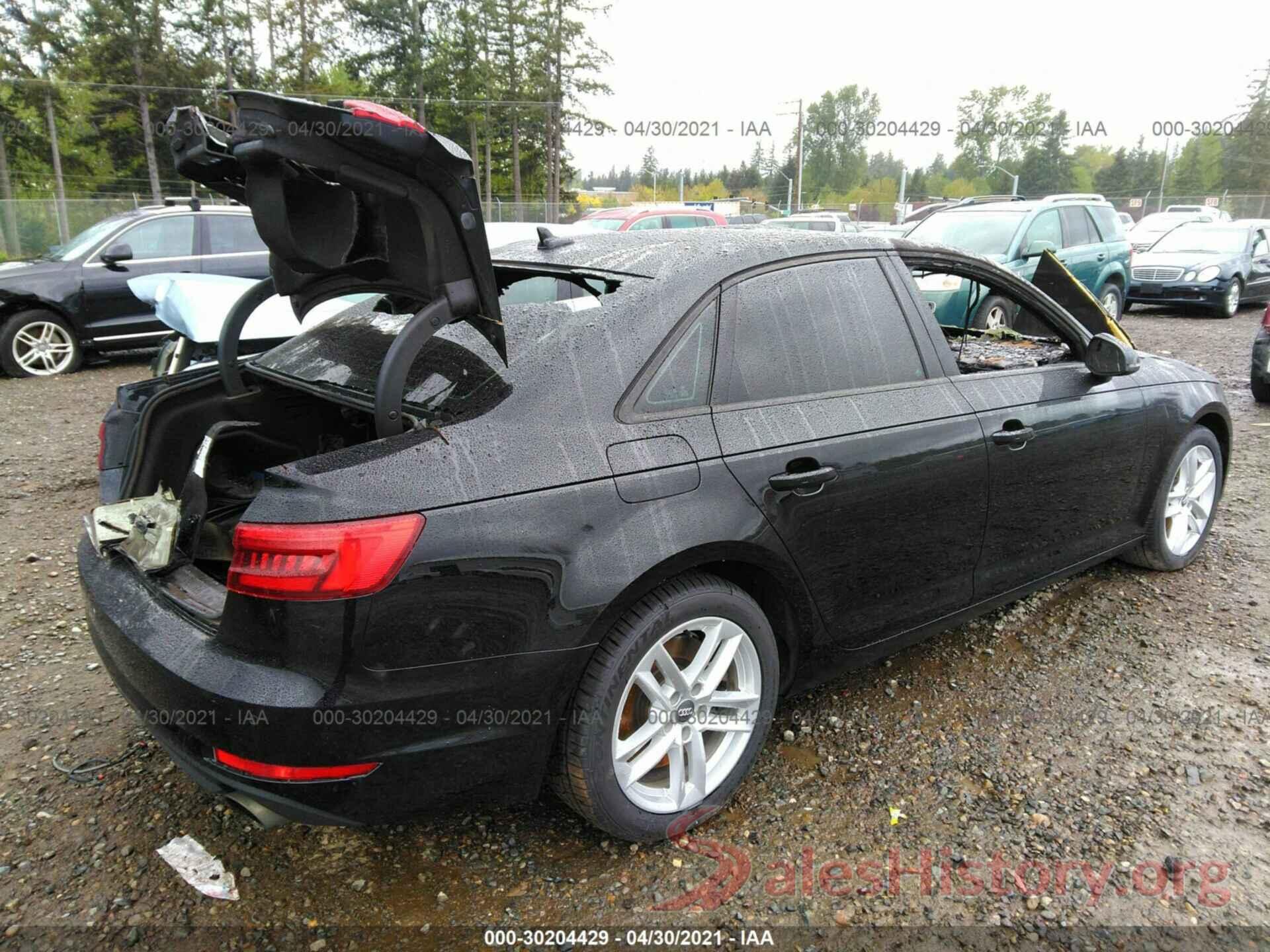 WAUANAF43HN012404 2017 AUDI A4