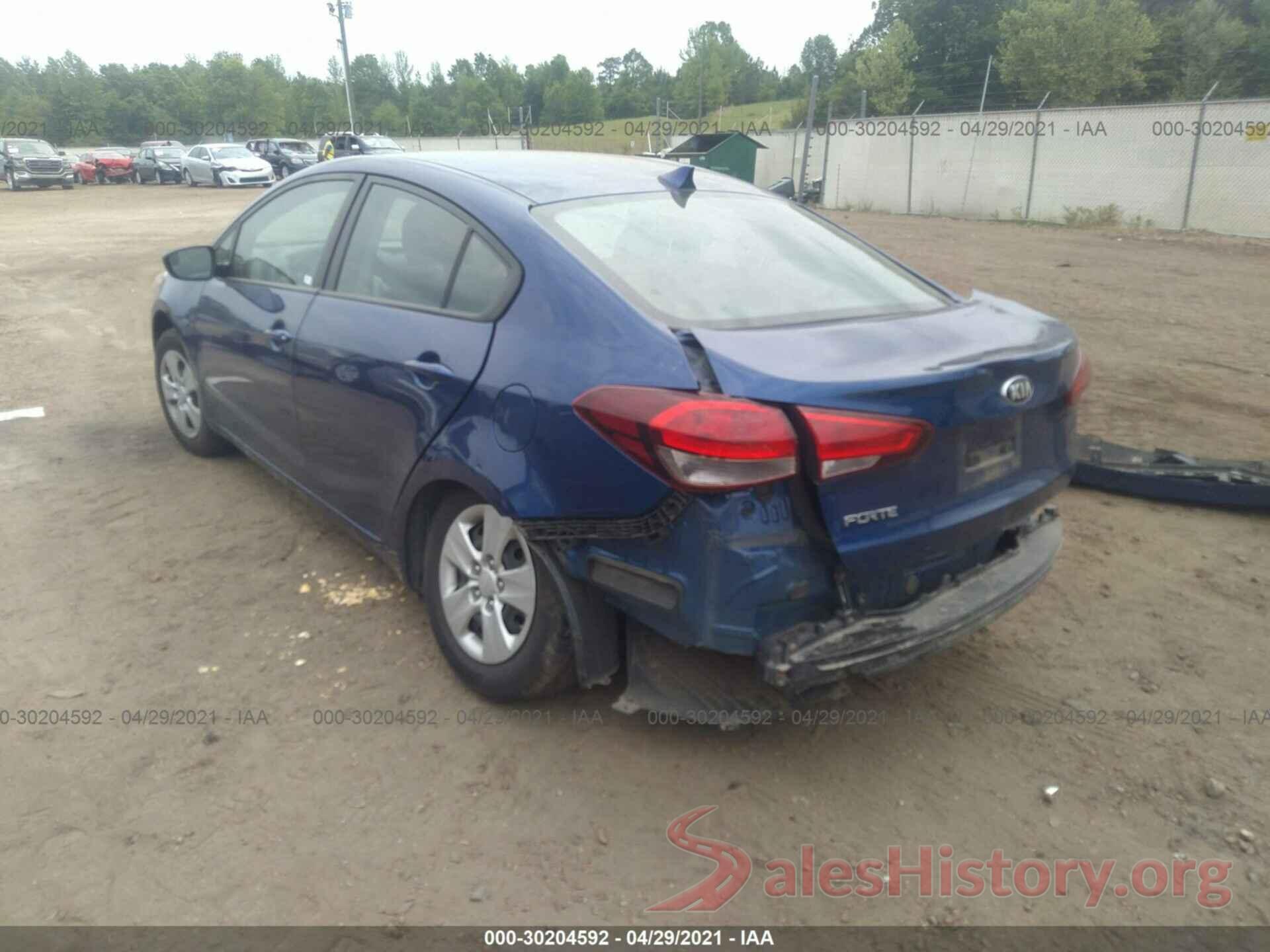 3KPFK4A71HE141329 2017 KIA FORTE