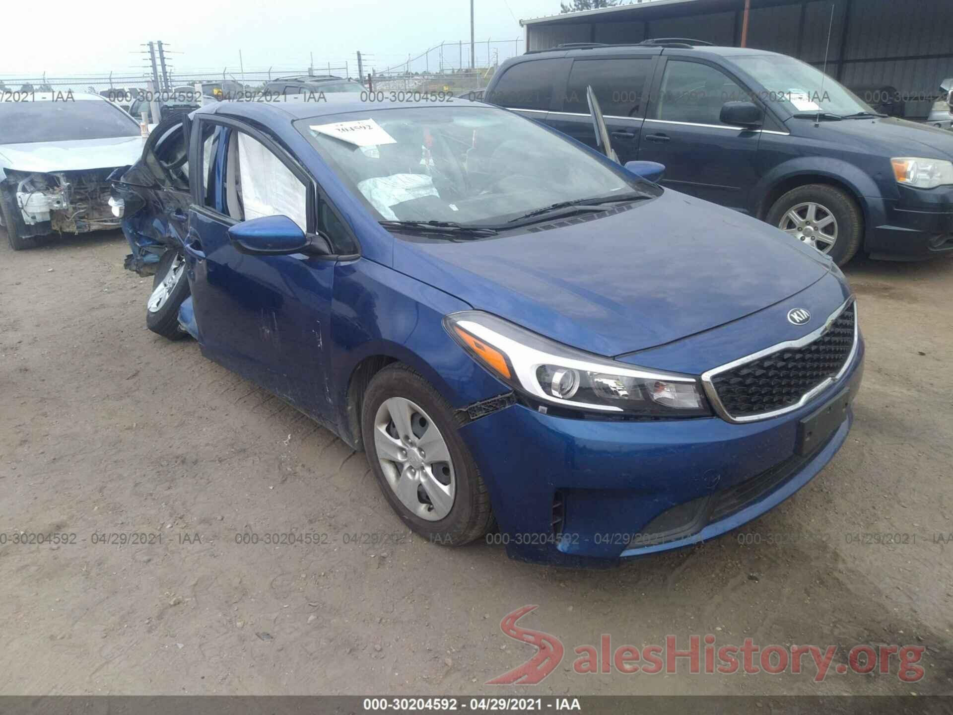 3KPFK4A71HE141329 2017 KIA FORTE