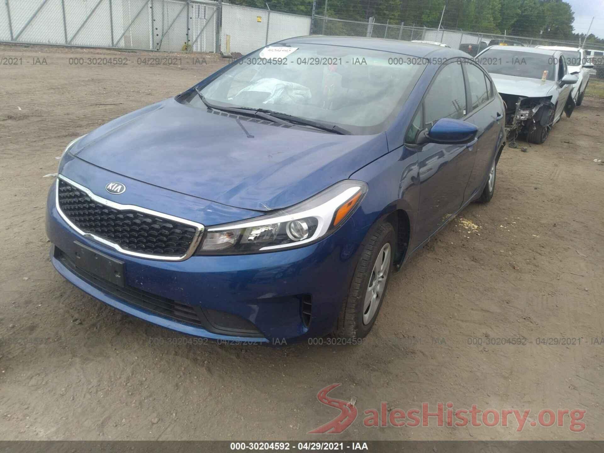 3KPFK4A71HE141329 2017 KIA FORTE