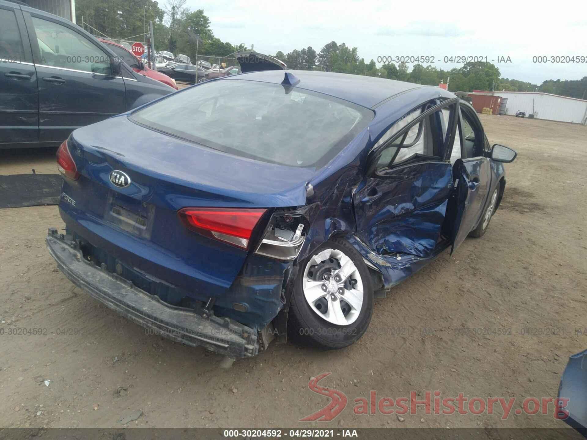 3KPFK4A71HE141329 2017 KIA FORTE