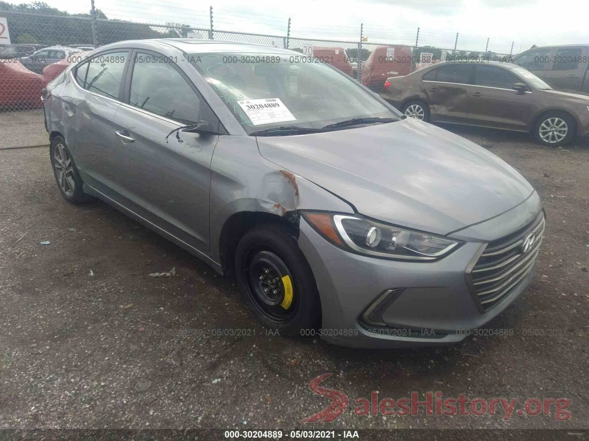 5NPD84LF4HH068625 2017 HYUNDAI ELANTRA