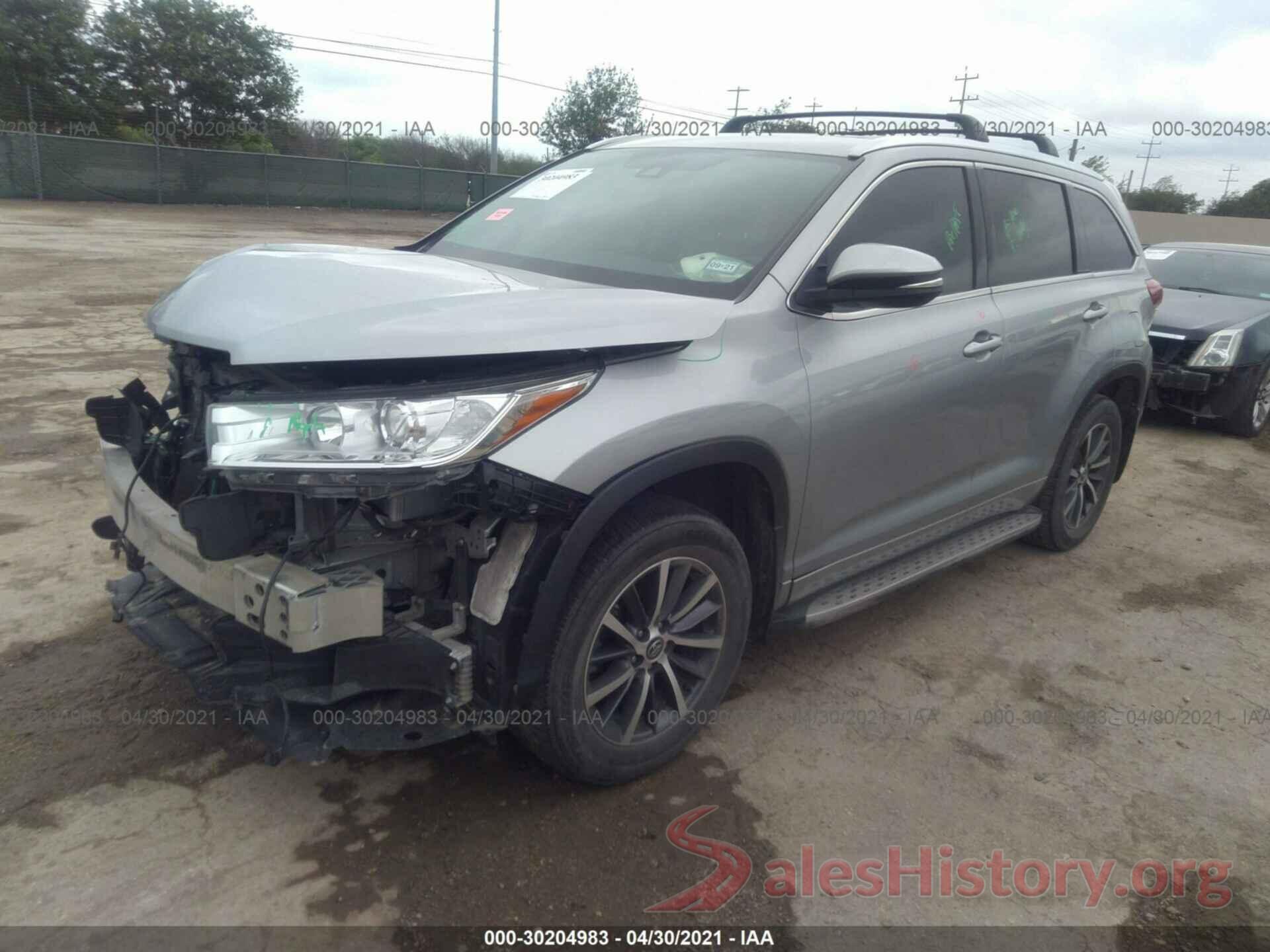 5TDKZRFH8HS522528 2017 TOYOTA HIGHLANDER