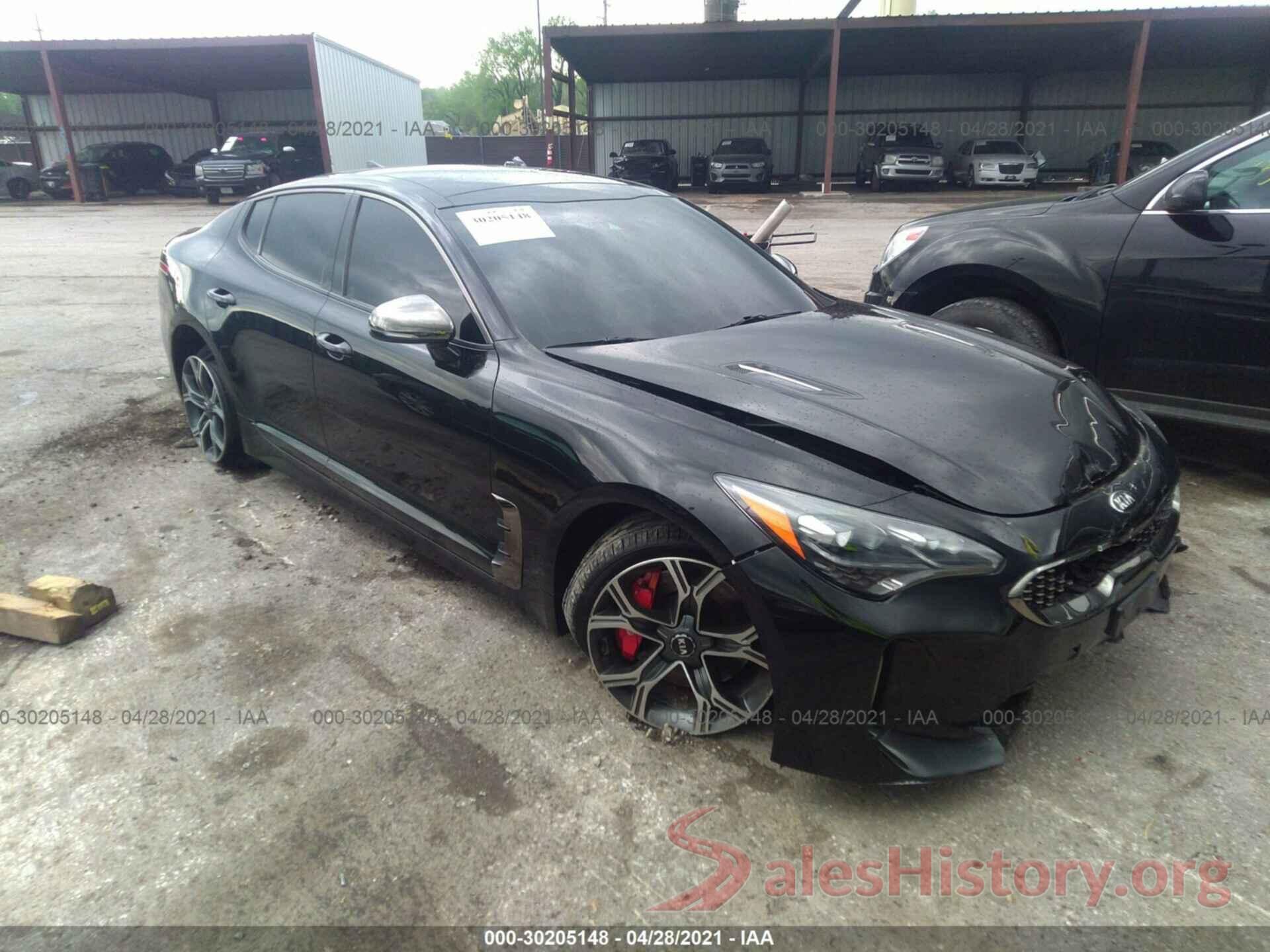 KNAE45LC7J6015586 2018 KIA STINGER