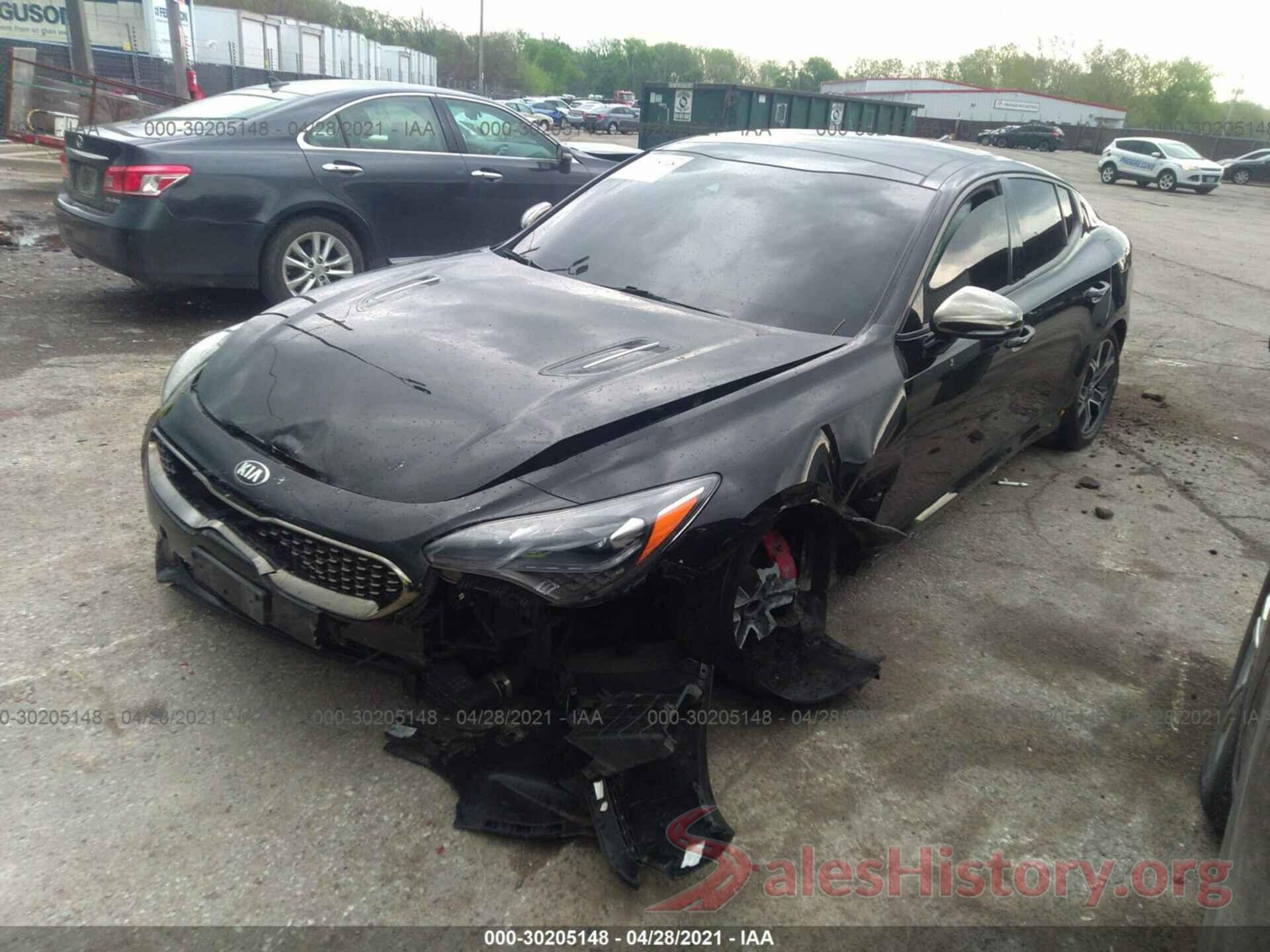 KNAE45LC7J6015586 2018 KIA STINGER