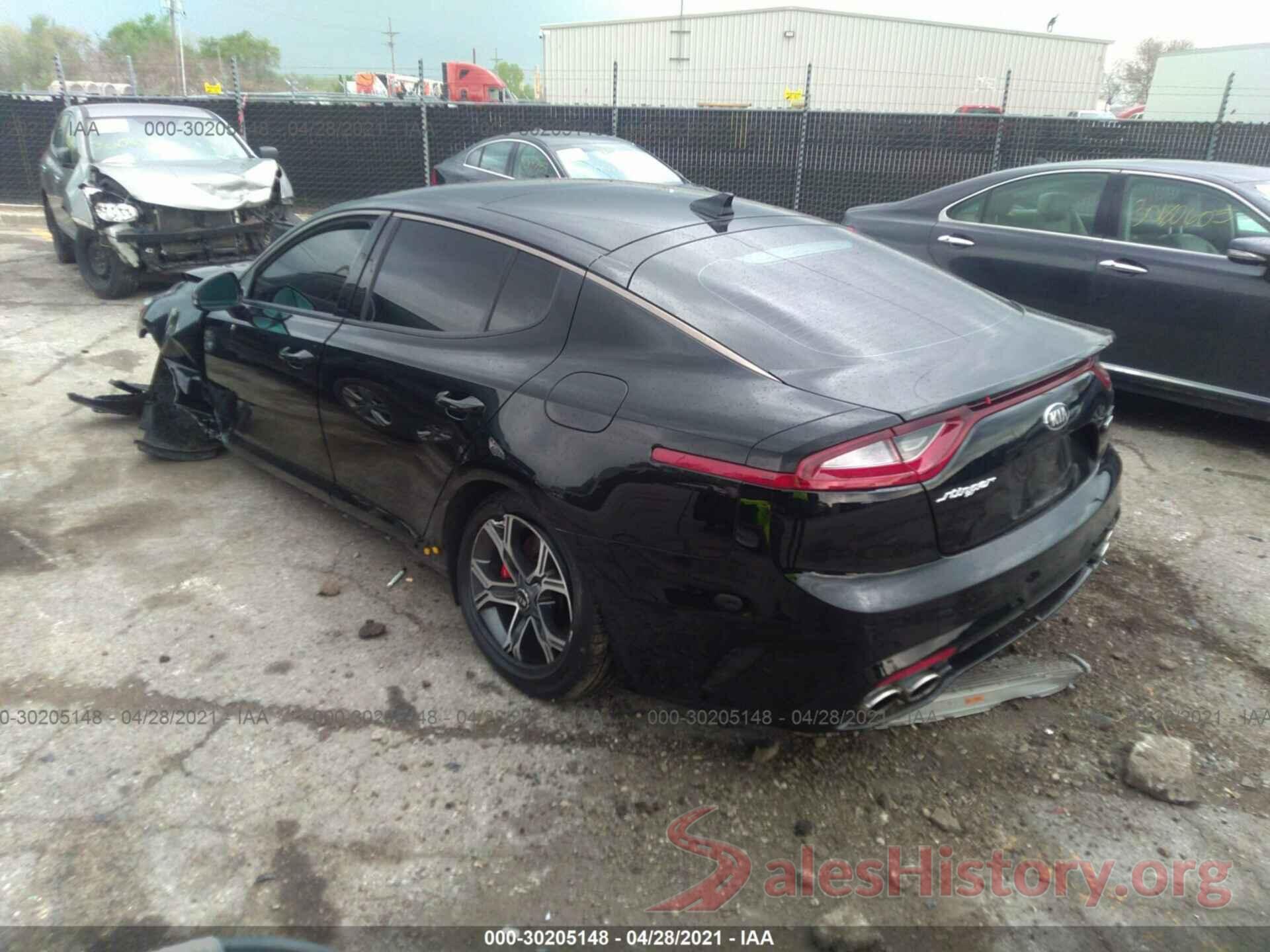 KNAE45LC7J6015586 2018 KIA STINGER