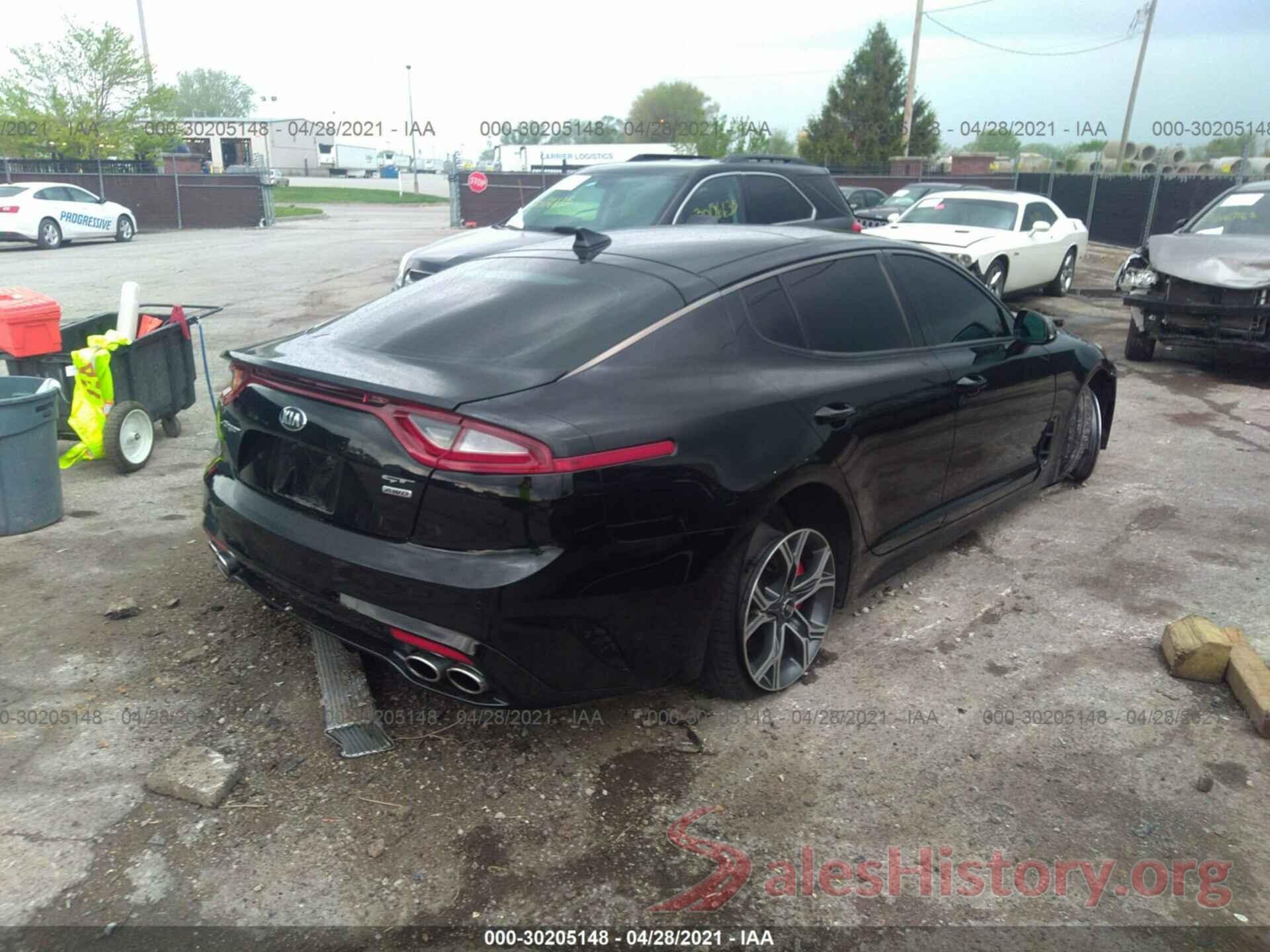 KNAE45LC7J6015586 2018 KIA STINGER