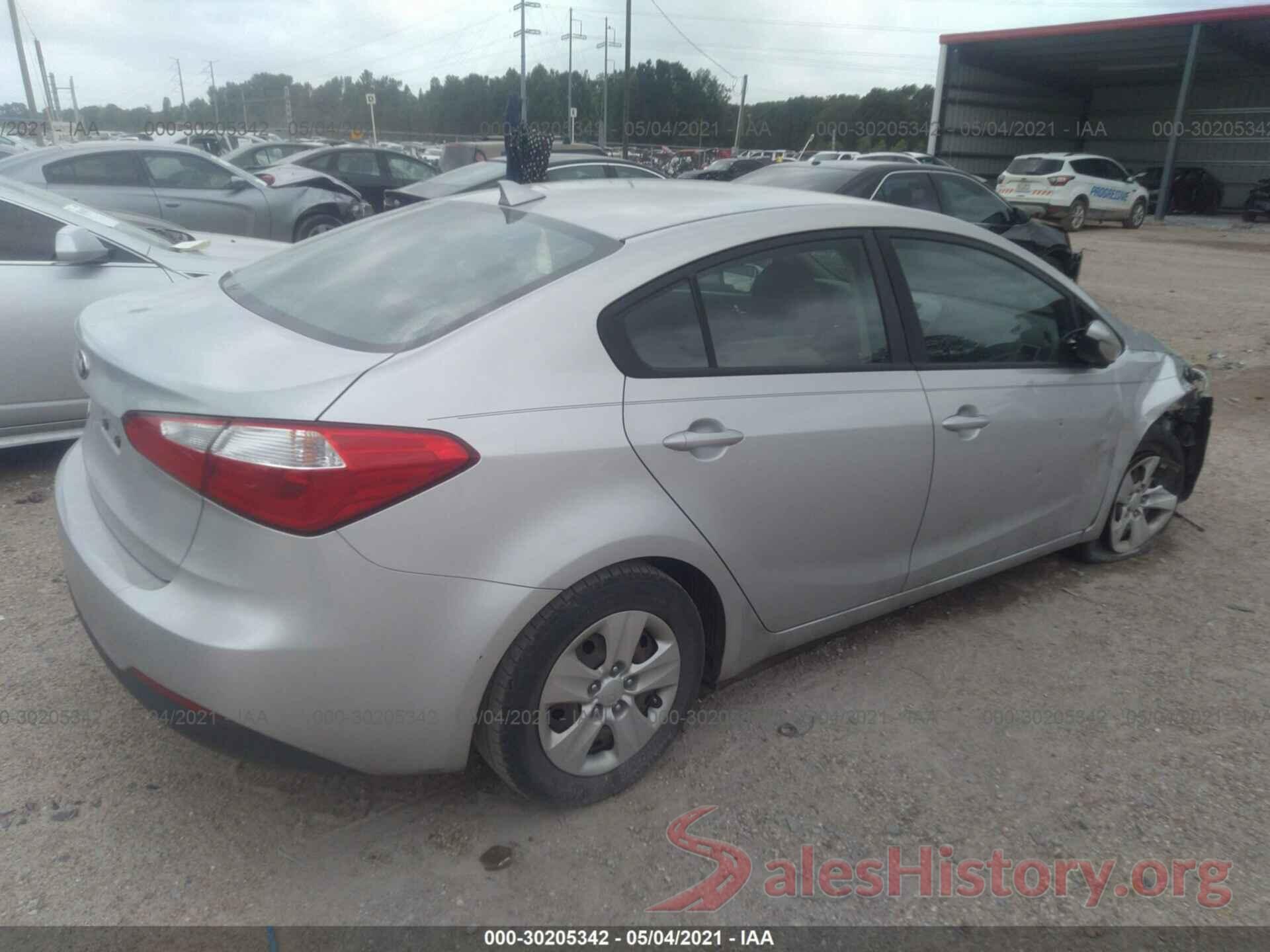 KNAFK4A66G5535648 2016 KIA FORTE