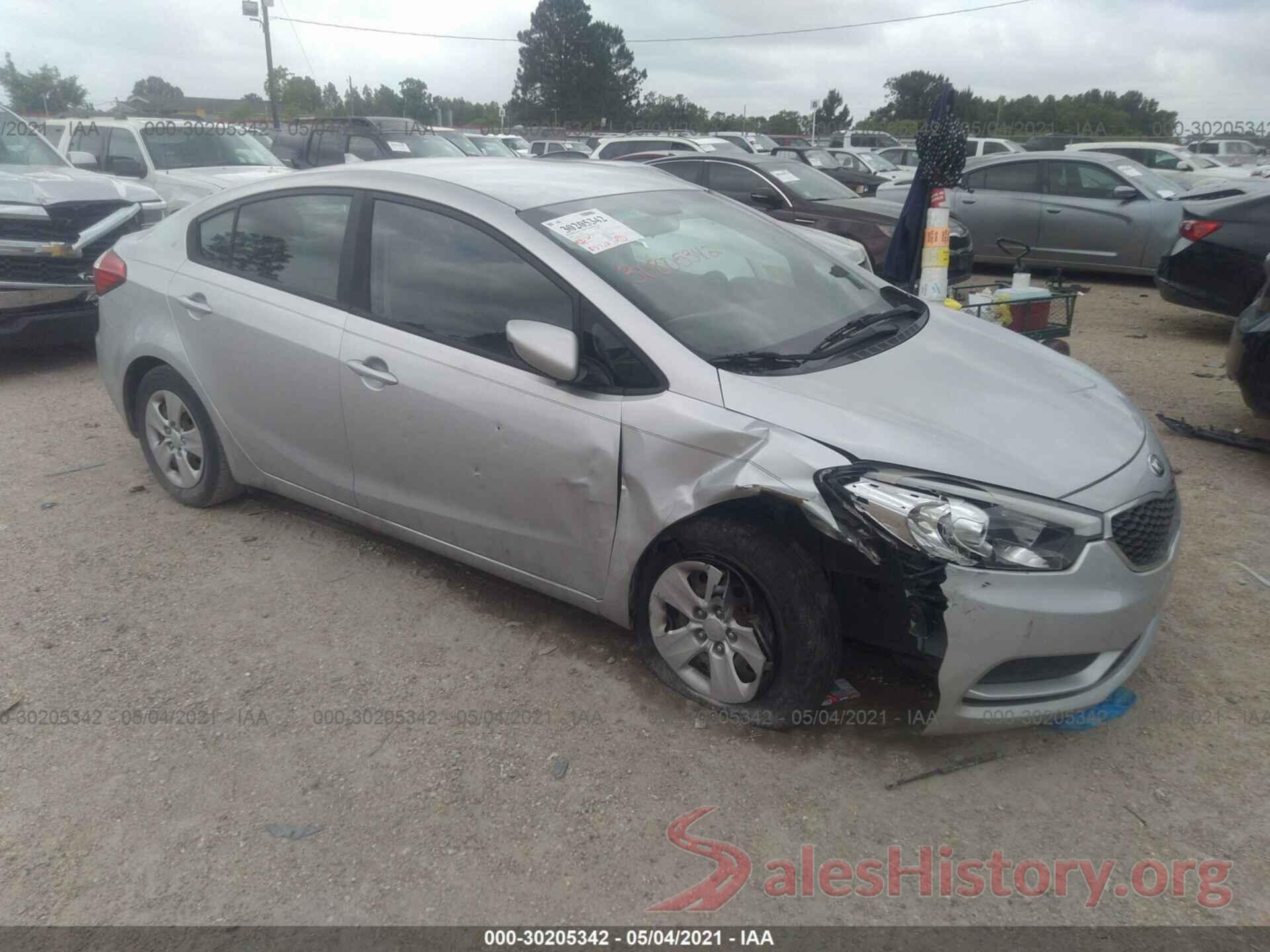 KNAFK4A66G5535648 2016 KIA FORTE