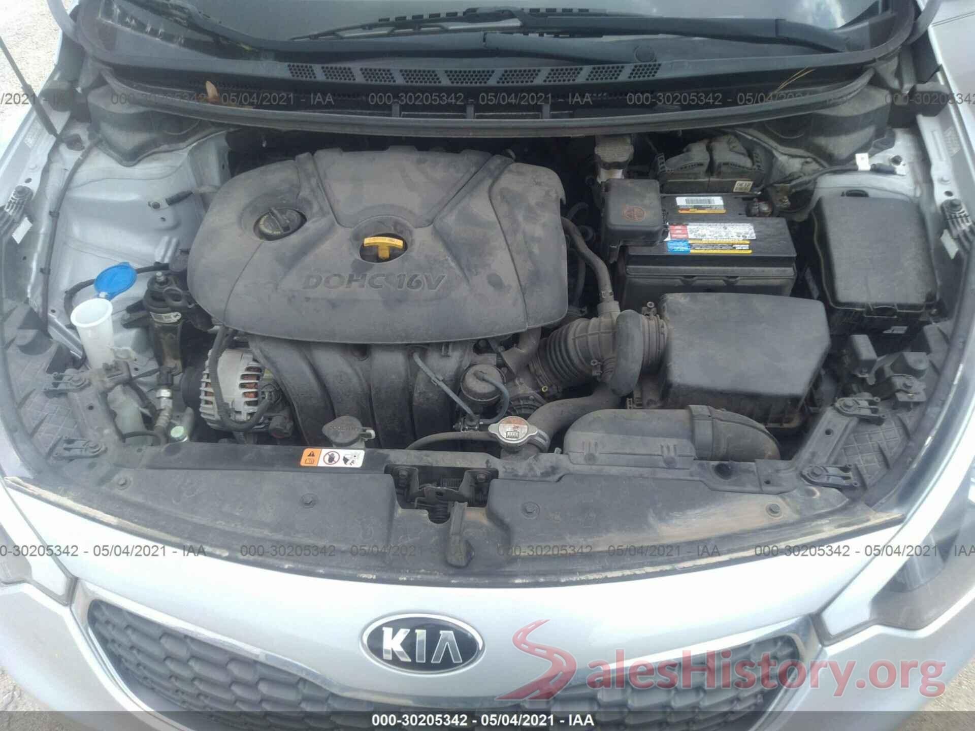 KNAFK4A66G5535648 2016 KIA FORTE