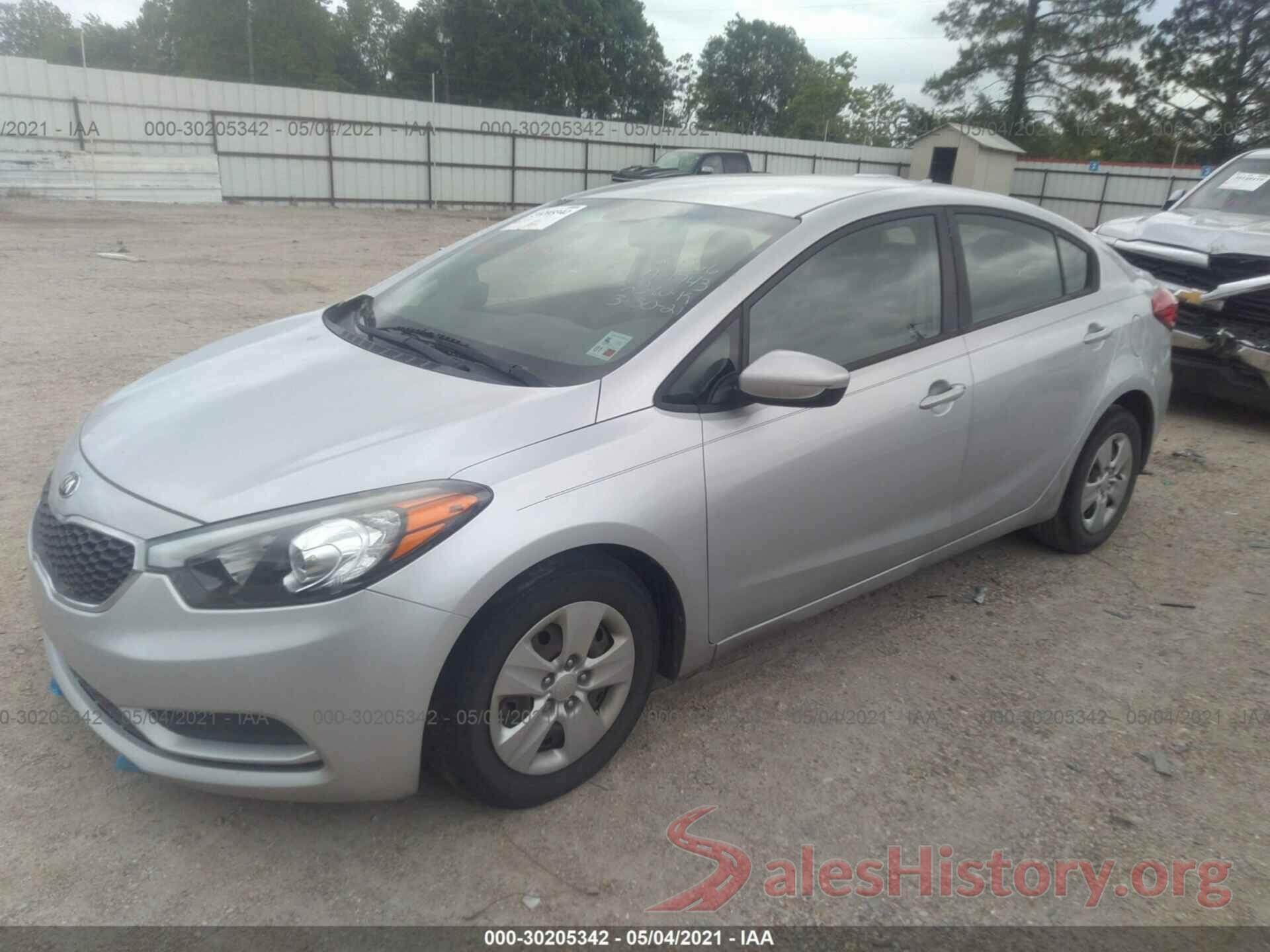 KNAFK4A66G5535648 2016 KIA FORTE