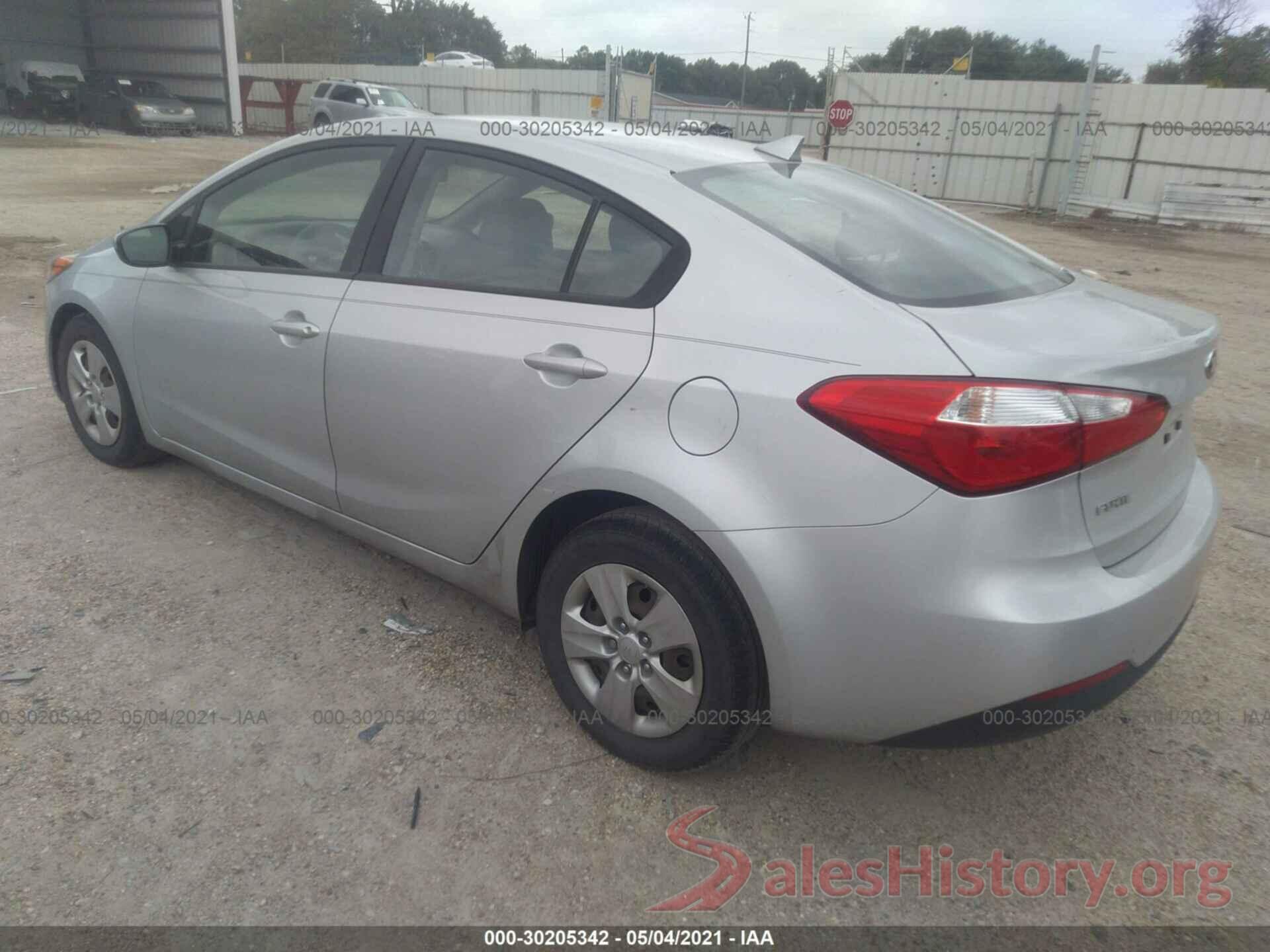 KNAFK4A66G5535648 2016 KIA FORTE