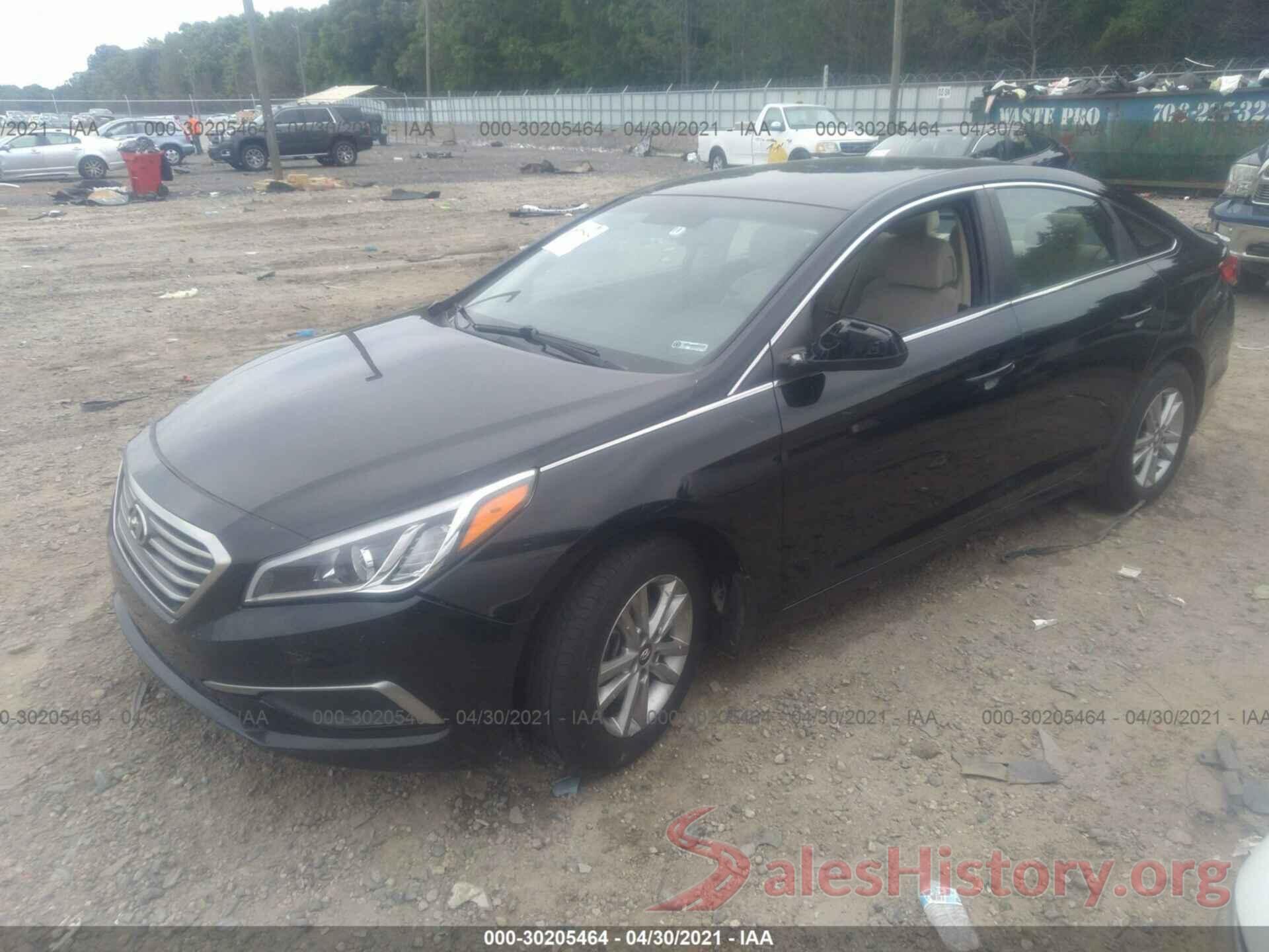 5NPE24AF7HH459941 2017 HYUNDAI SONATA