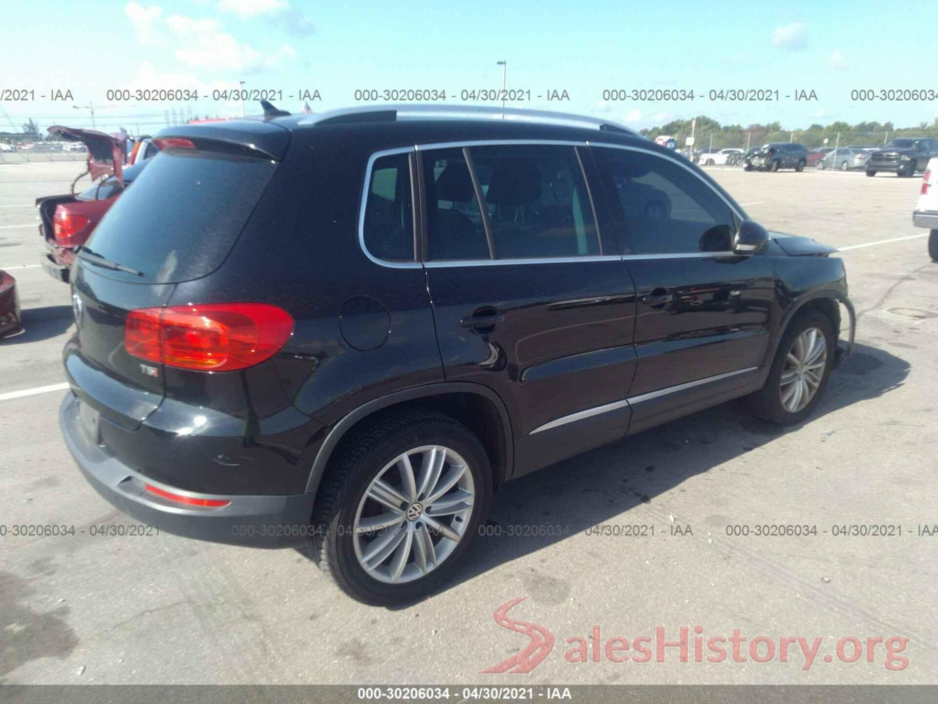 WVGAV7AX8GW528060 2016 VOLKSWAGEN TIGUAN