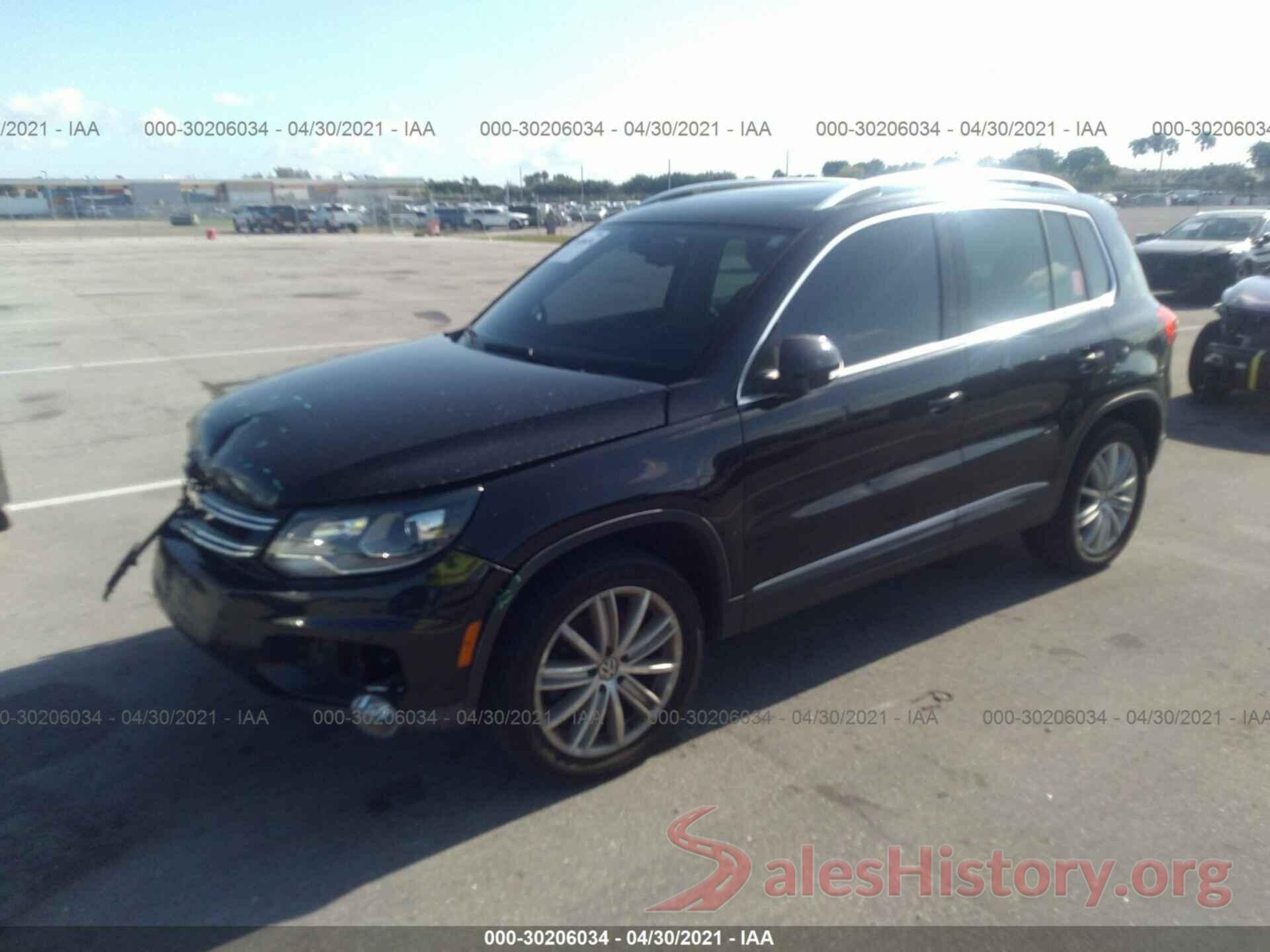 WVGAV7AX8GW528060 2016 VOLKSWAGEN TIGUAN