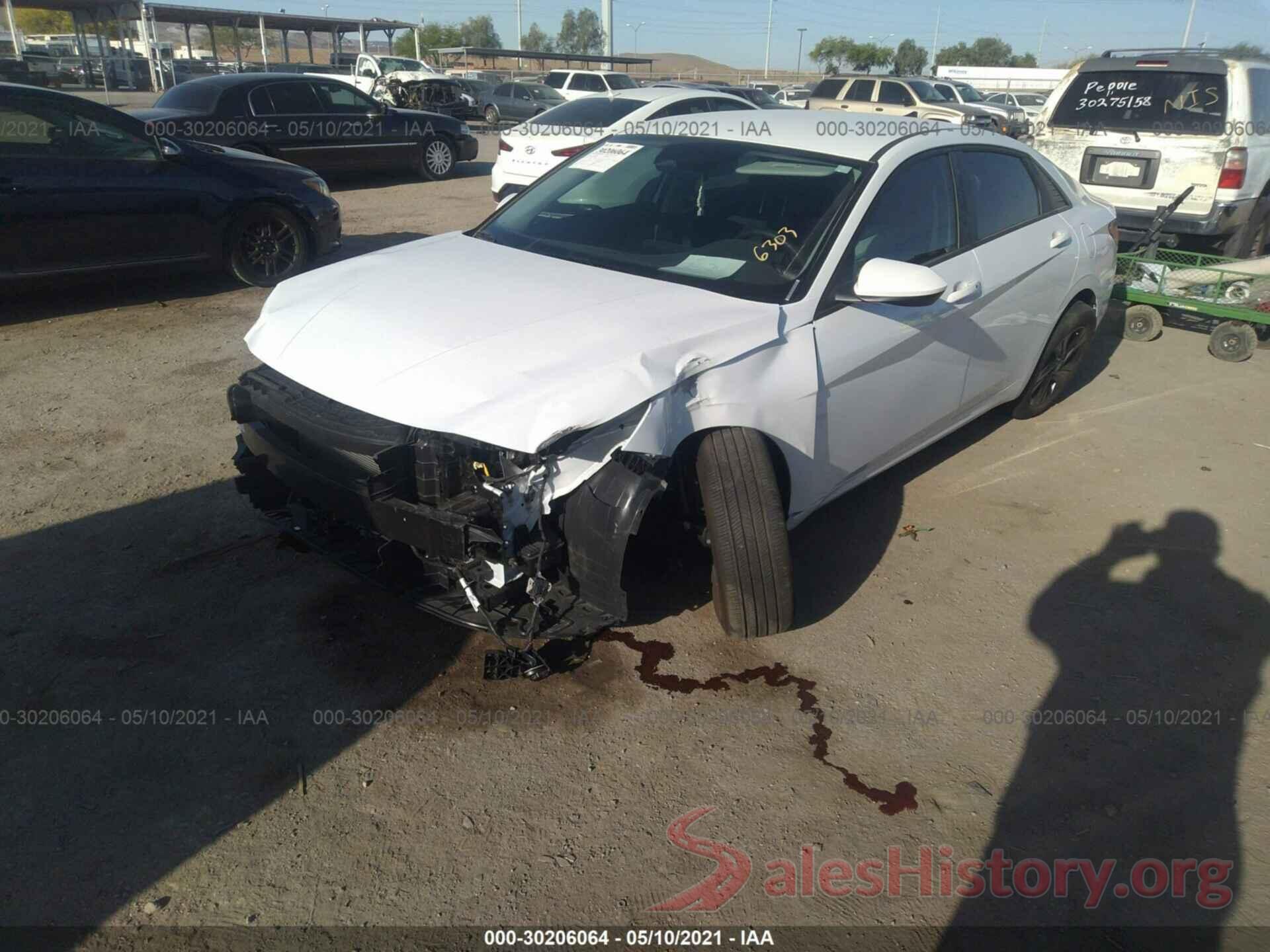 5NPLS4AG4MH008802 2021 HYUNDAI ELANTRA