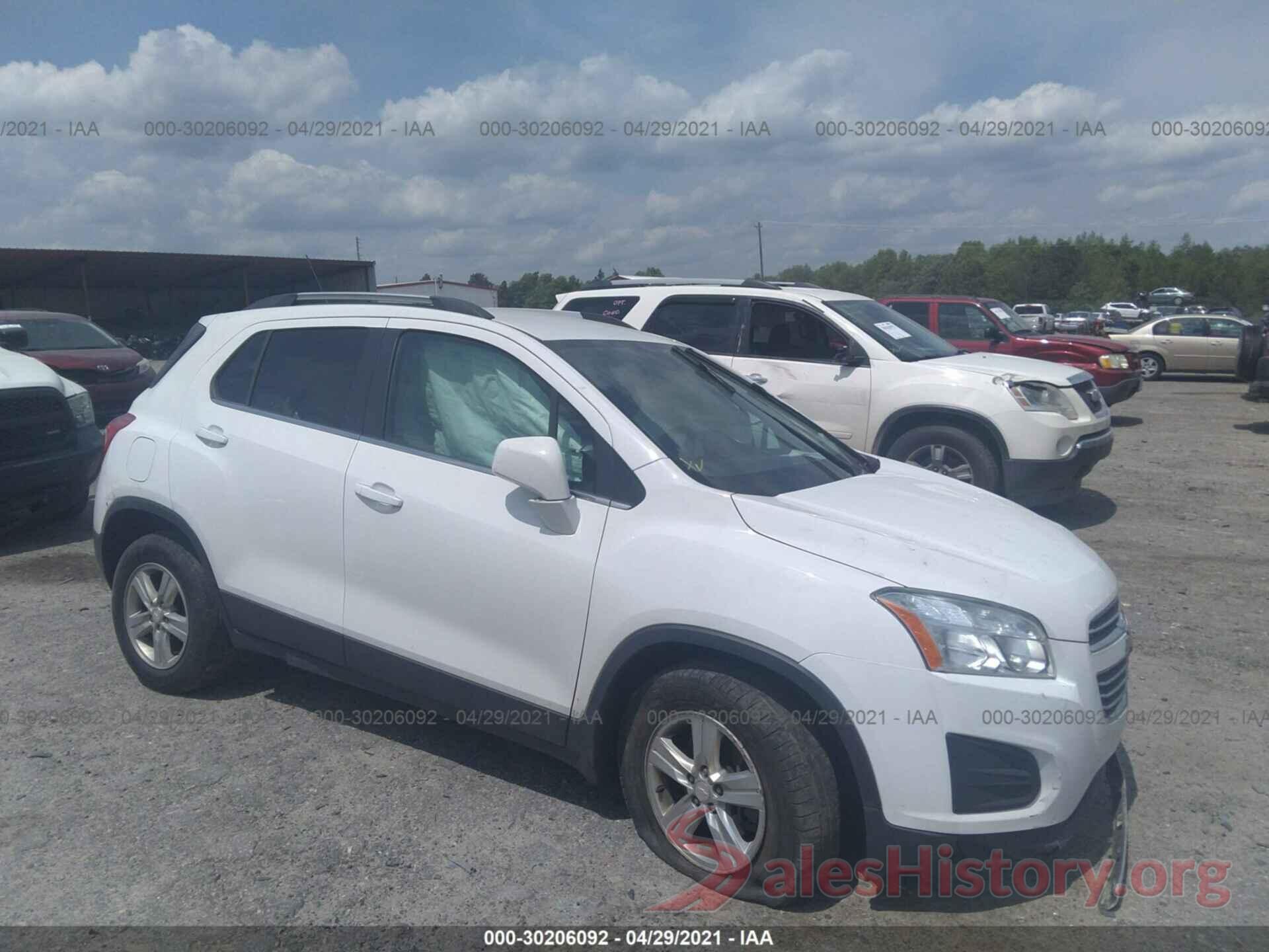 3GNCJLSB3GL198944 2016 CHEVROLET TRAX