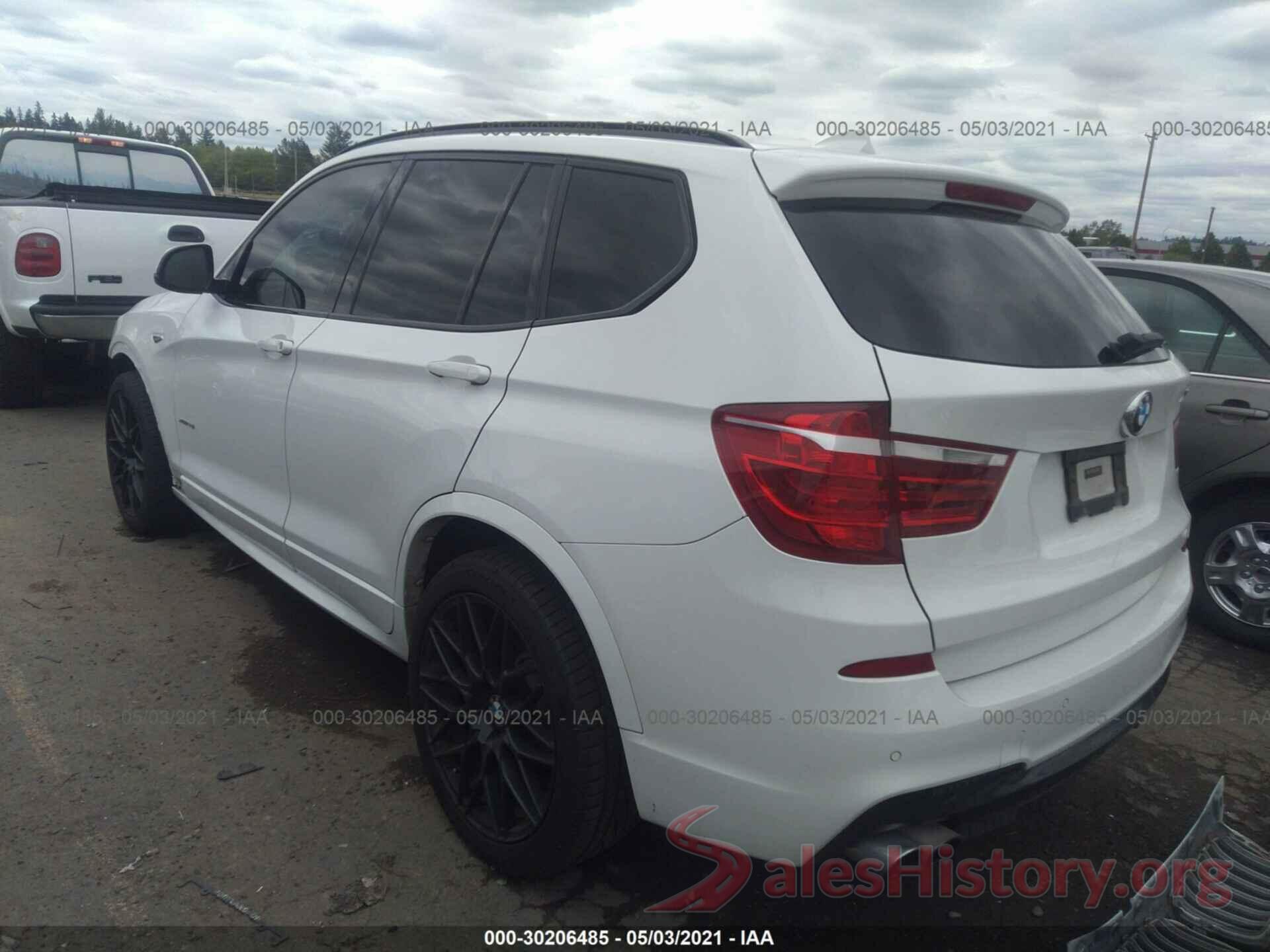 5UXWX7C56H0U40417 2017 BMW X3